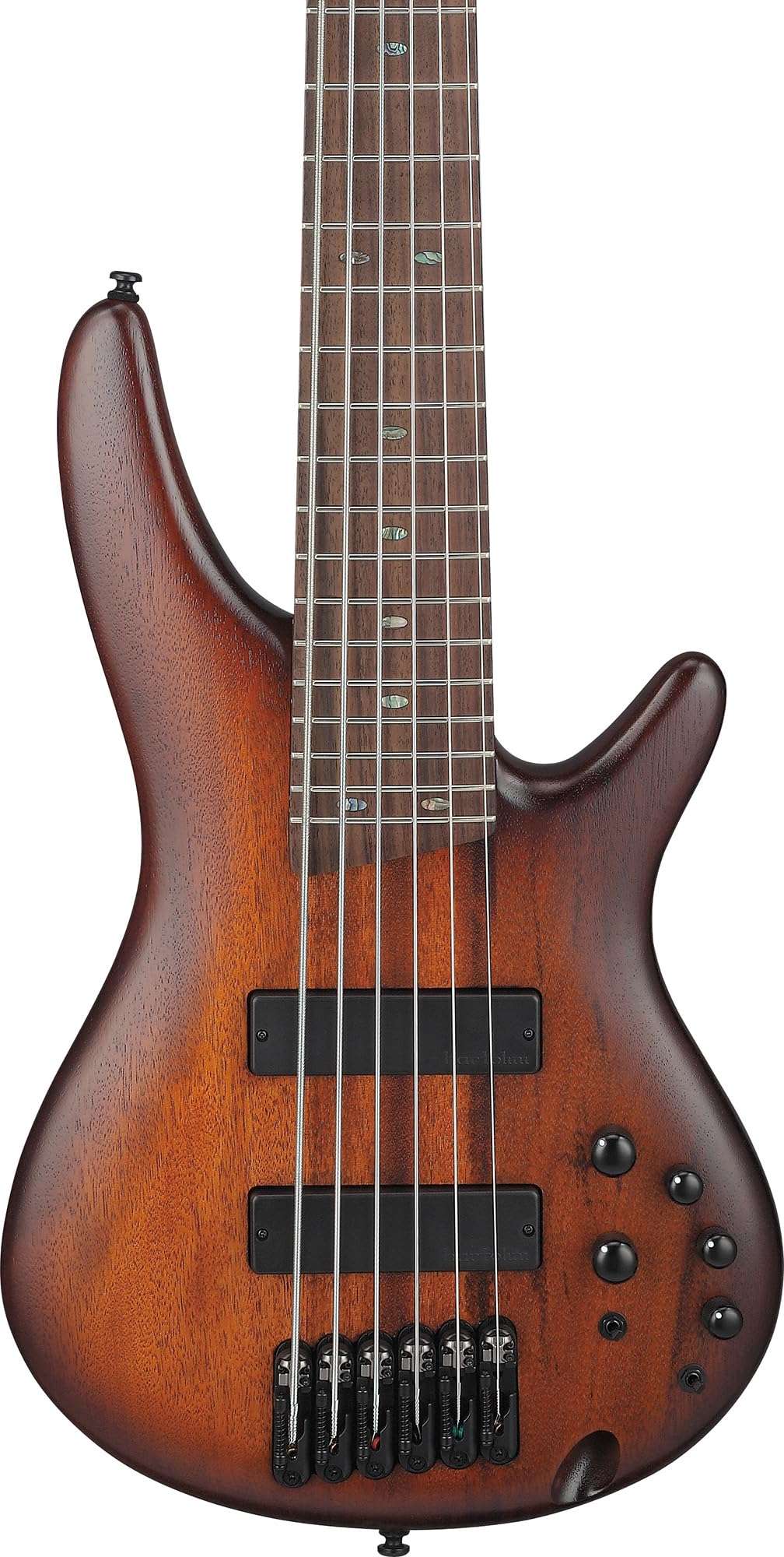 Ibanez SR506A SR Standard 6-String Bass Guitar - Mahogany Brown Burst w/ Gig Bag