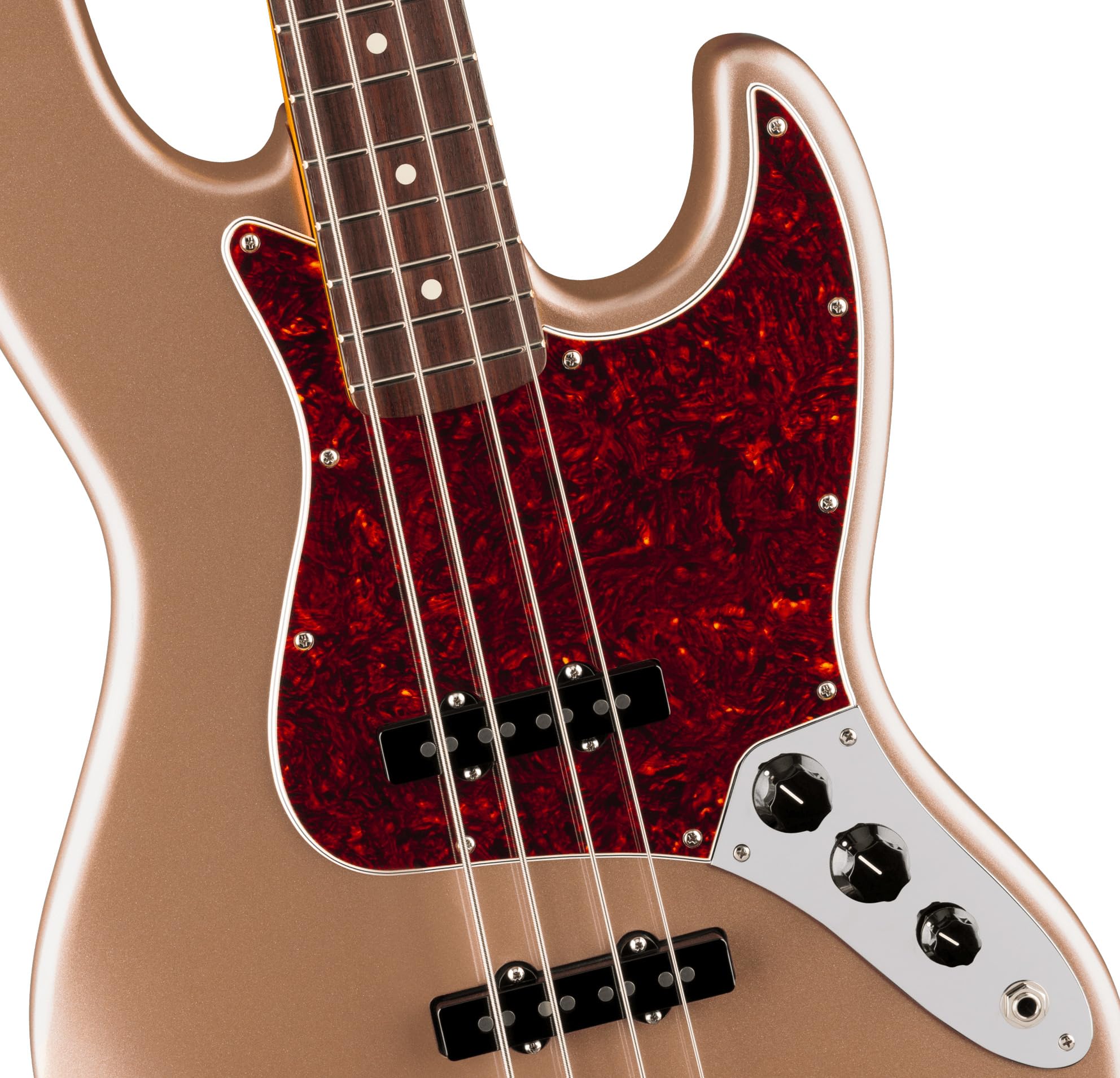 Fender American Professional Classic Jazz Bass - Faded Firemist Gold w/ Cleaning Kit