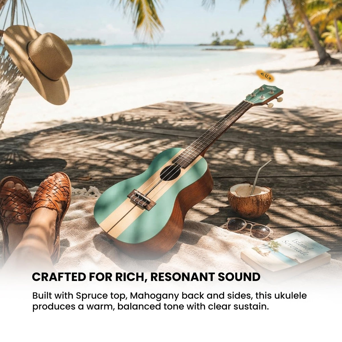 Kala KA-SURF Wipeout Concert Ukulele