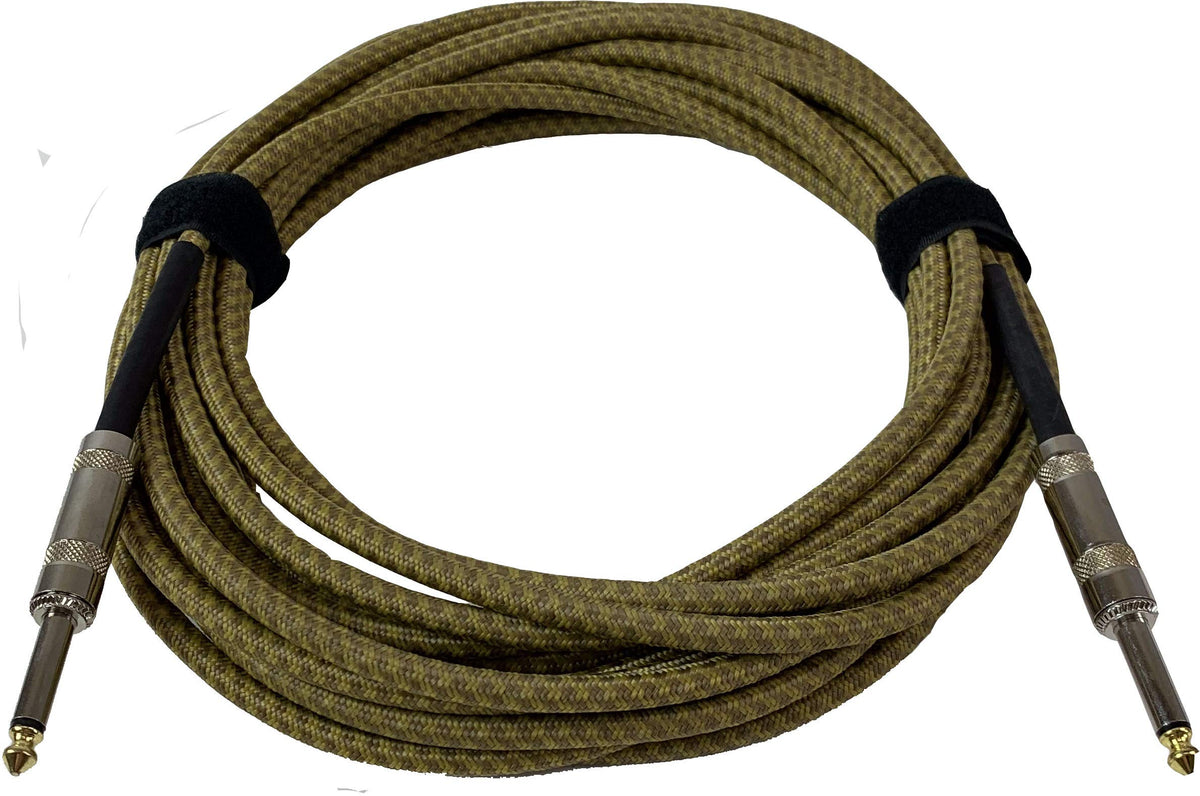 Gearlux Instrument Cable, Tweed, 10 Foot - 10 Pack
