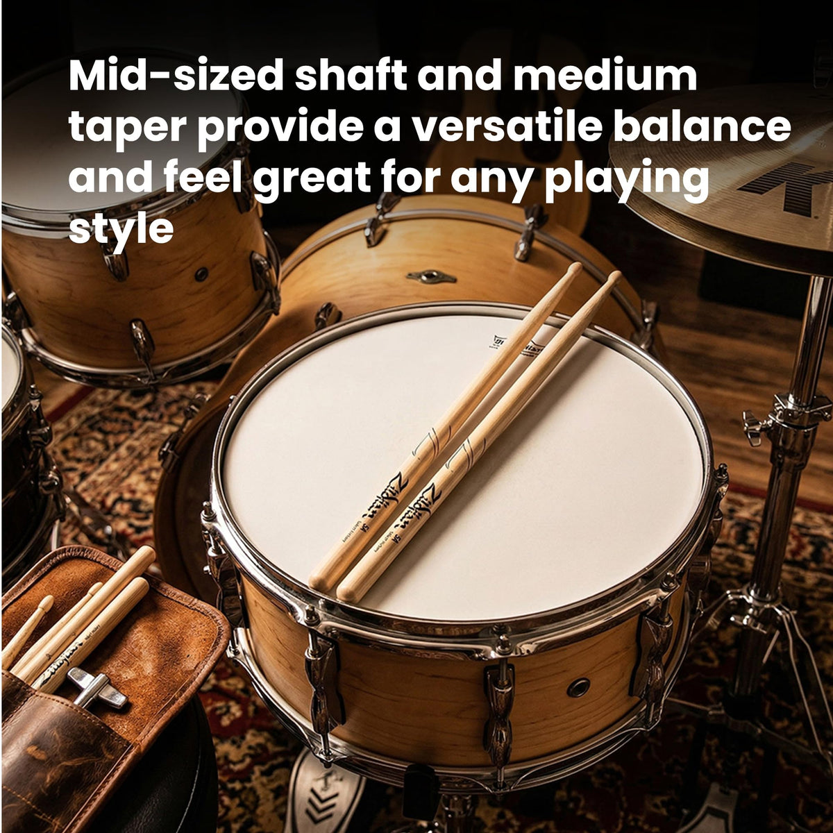 Zildjian 5A Wood Drumsticks - 6 Pack