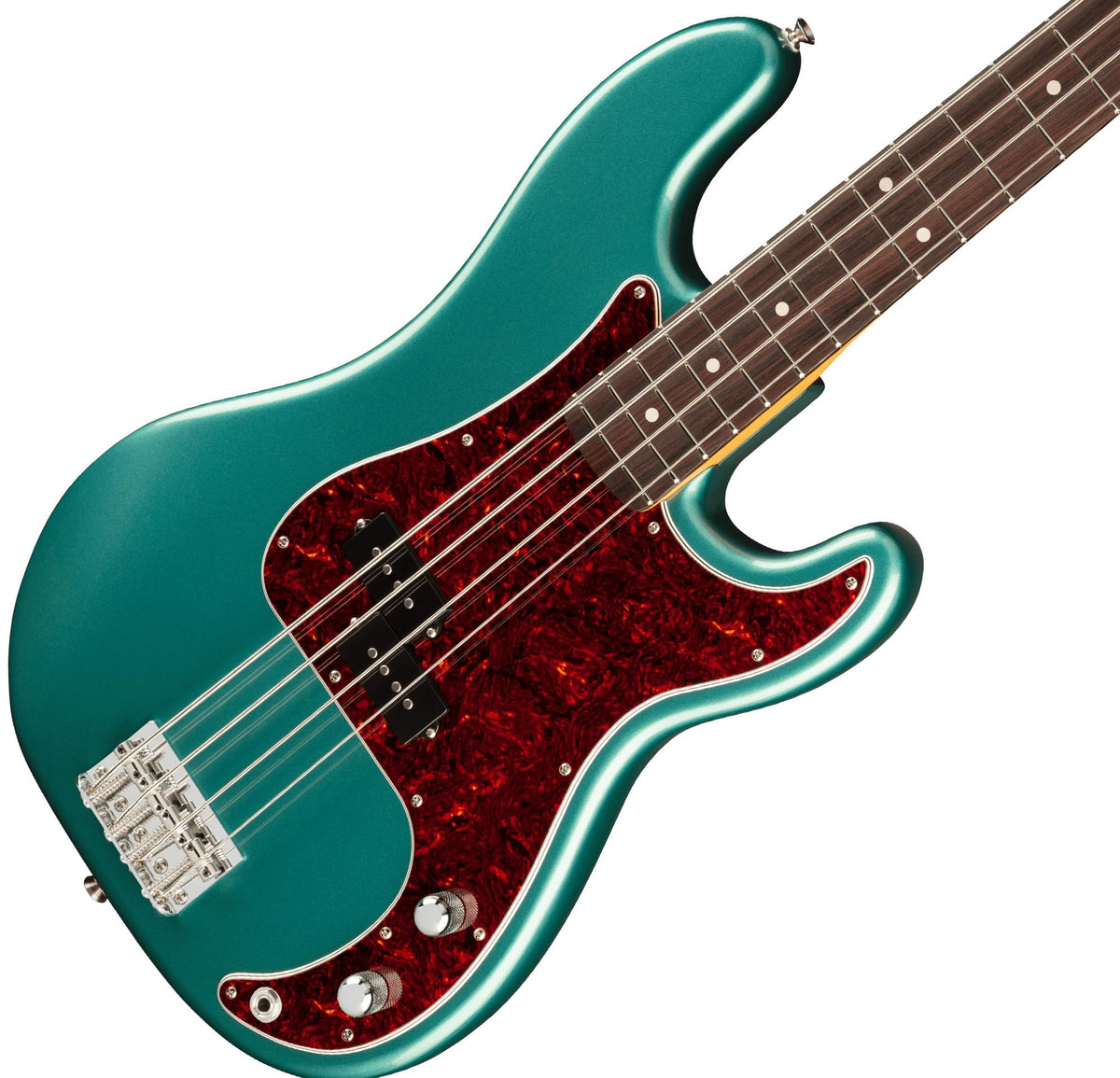 Fender American Professional Classic Precision Bass - Faded Sherwood Green Metallic w/ Cleaning Kit