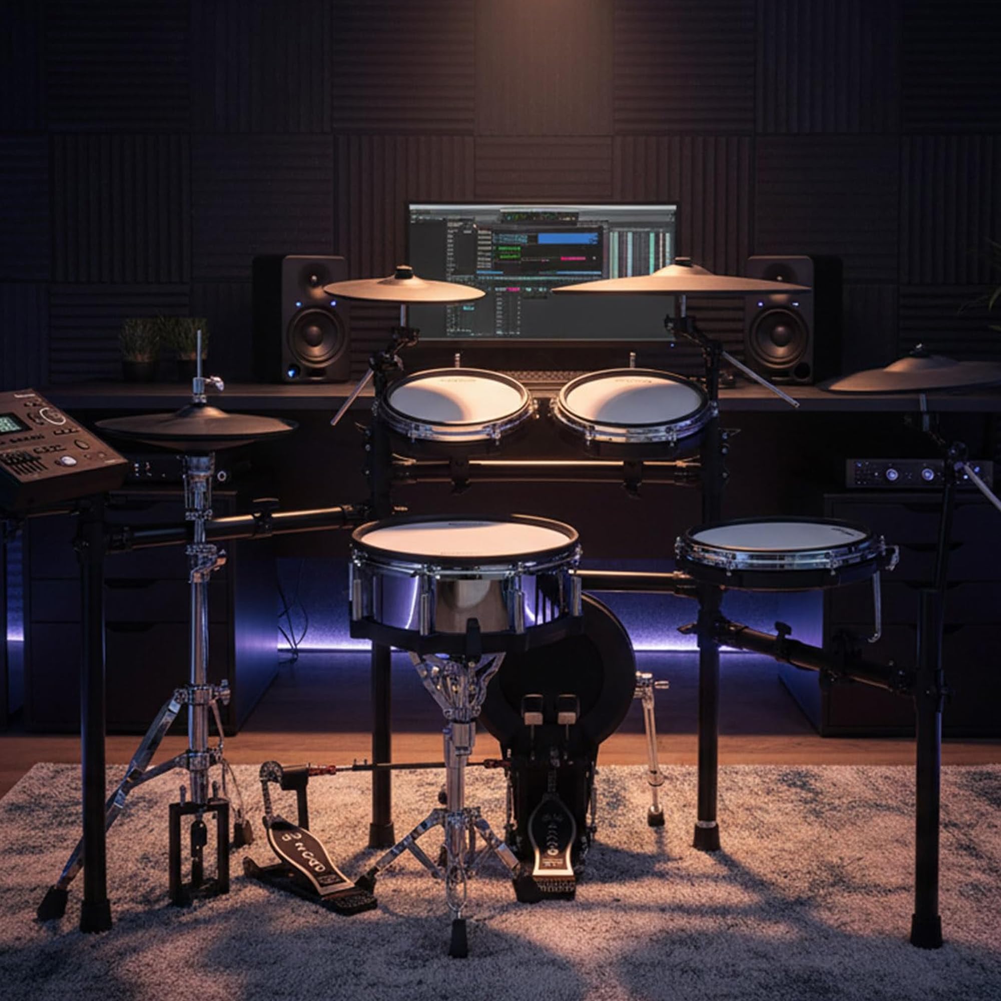 Roland TD516 V-Drums Electronic Drum Kit w/ Drum Throne