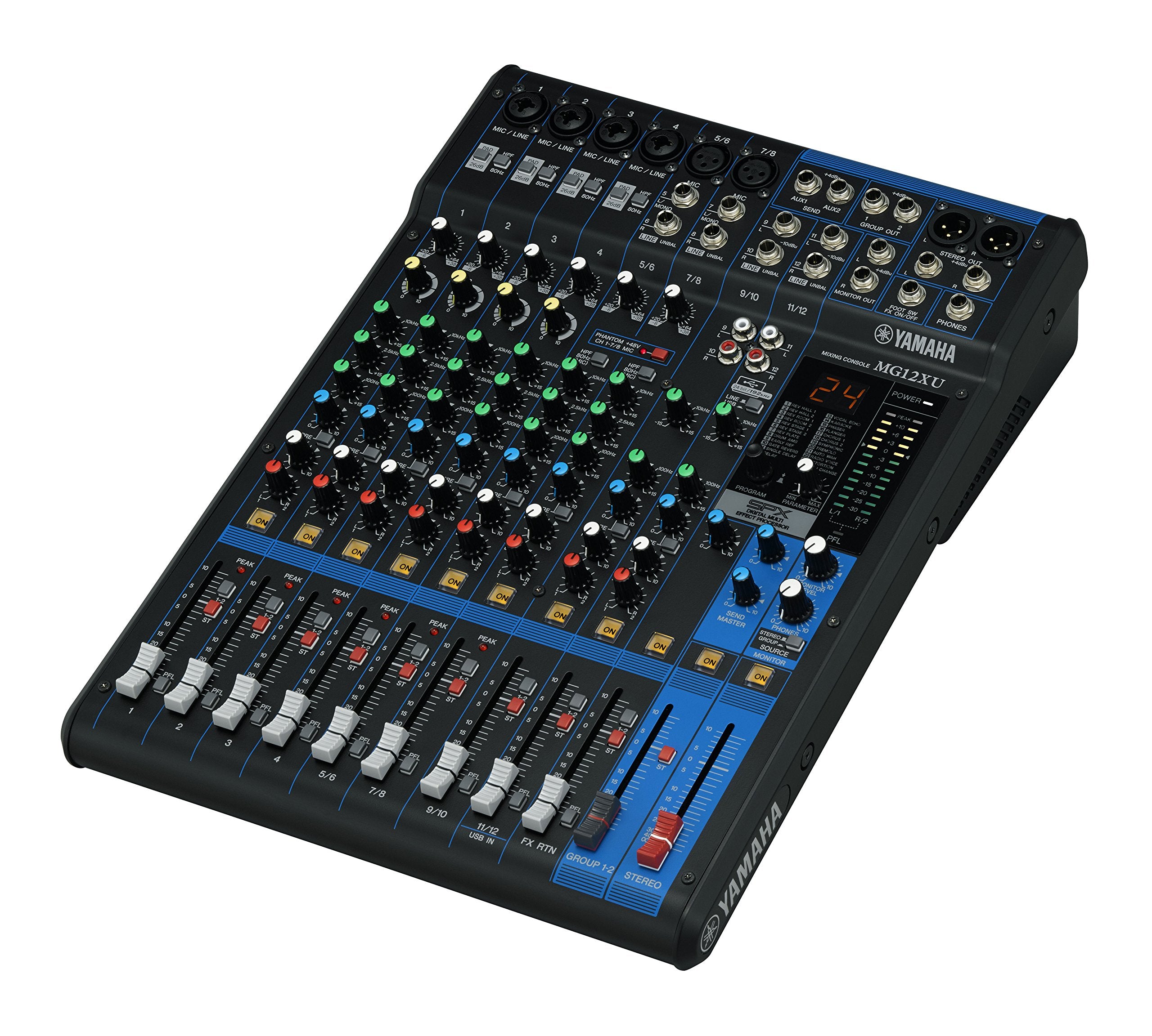 Yamaha MG12XU Mixer w/ XLR Cables