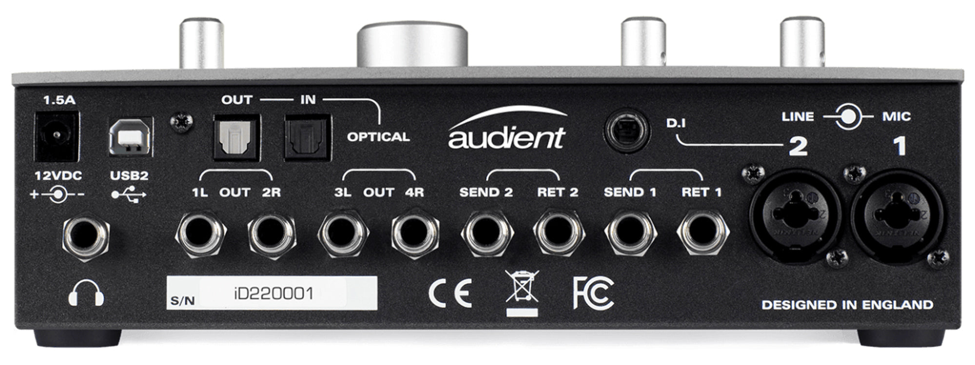 Audient iD22 10-In 14-Out Audio Interface w/ 4 Cables