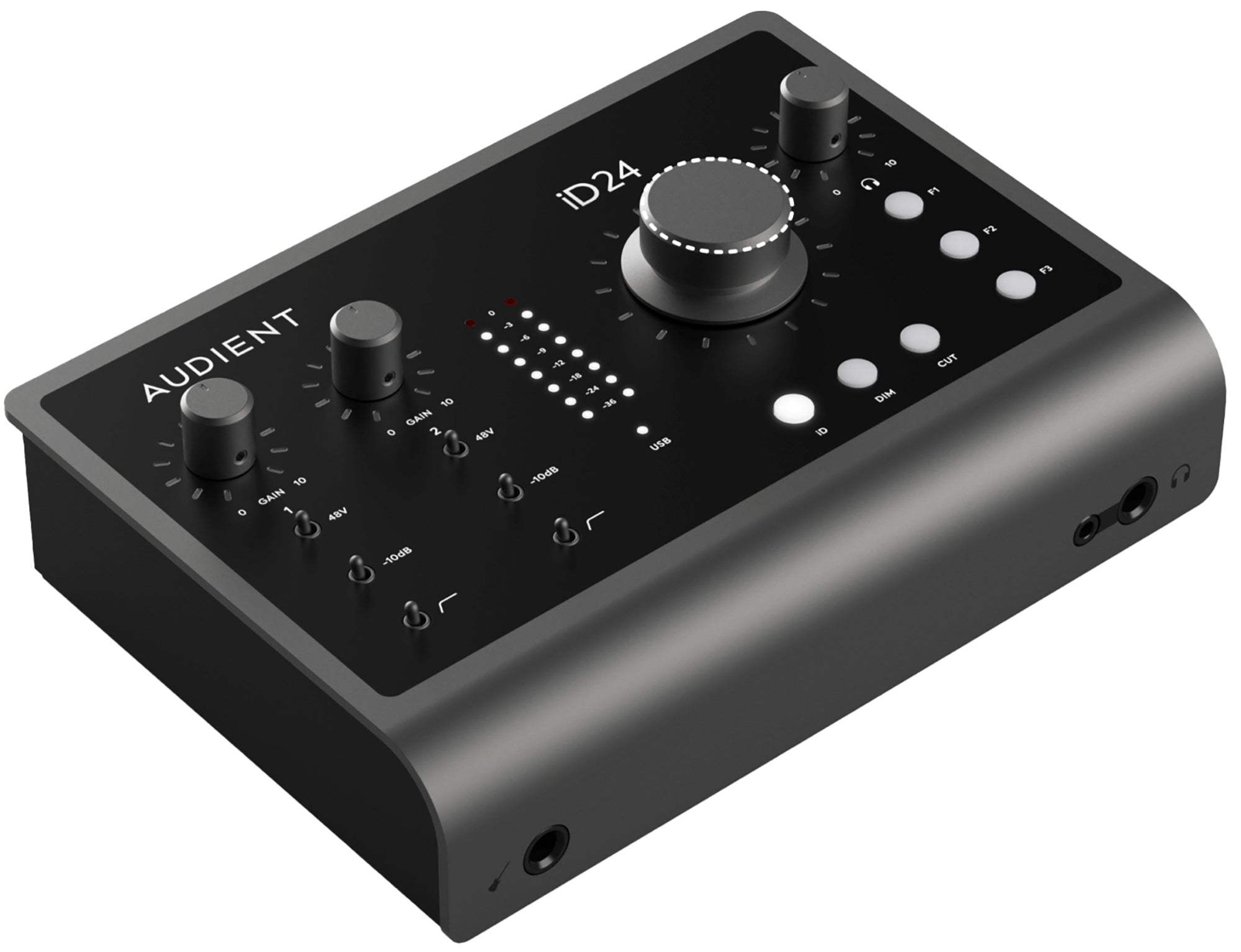 Audient iD24 USB-C Audio Interface w/ 2 Instrument Cables