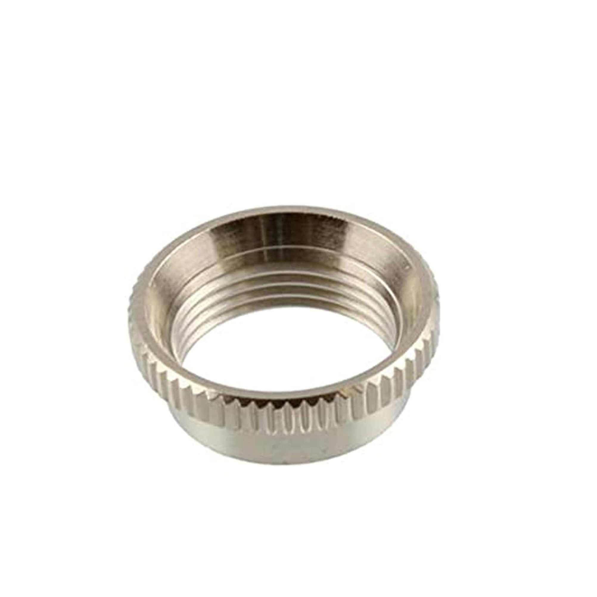 Allparts EP-4923-001 Nickel Deep Round Nut w/ Fender Picks