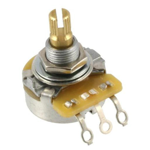 Allparts EP-4985-B00 CTS 250K Linear Knurled Tone Pot w/ Fender Picks