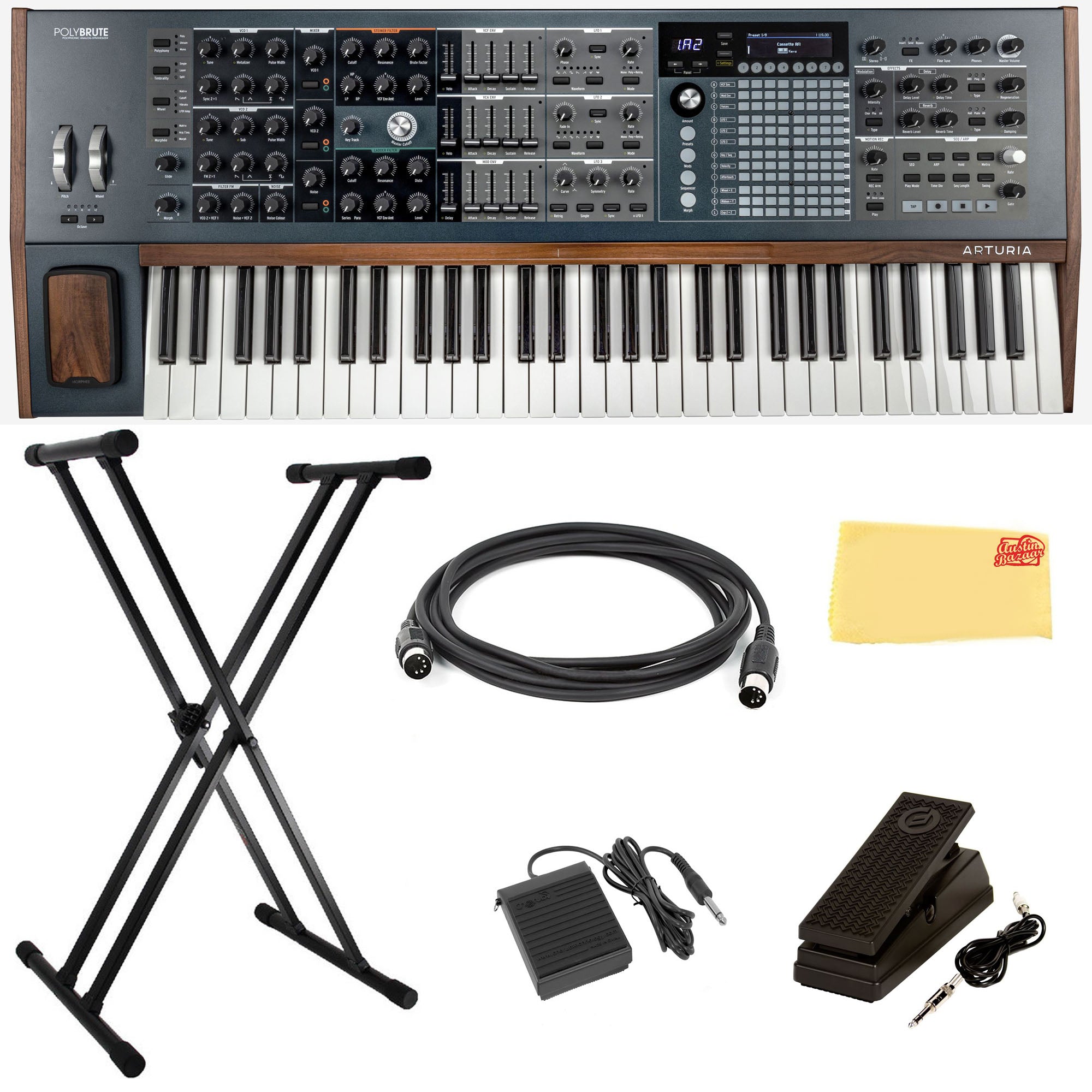 Arturia PolyBrute Morphing Analog Synthesizer w/ Stand