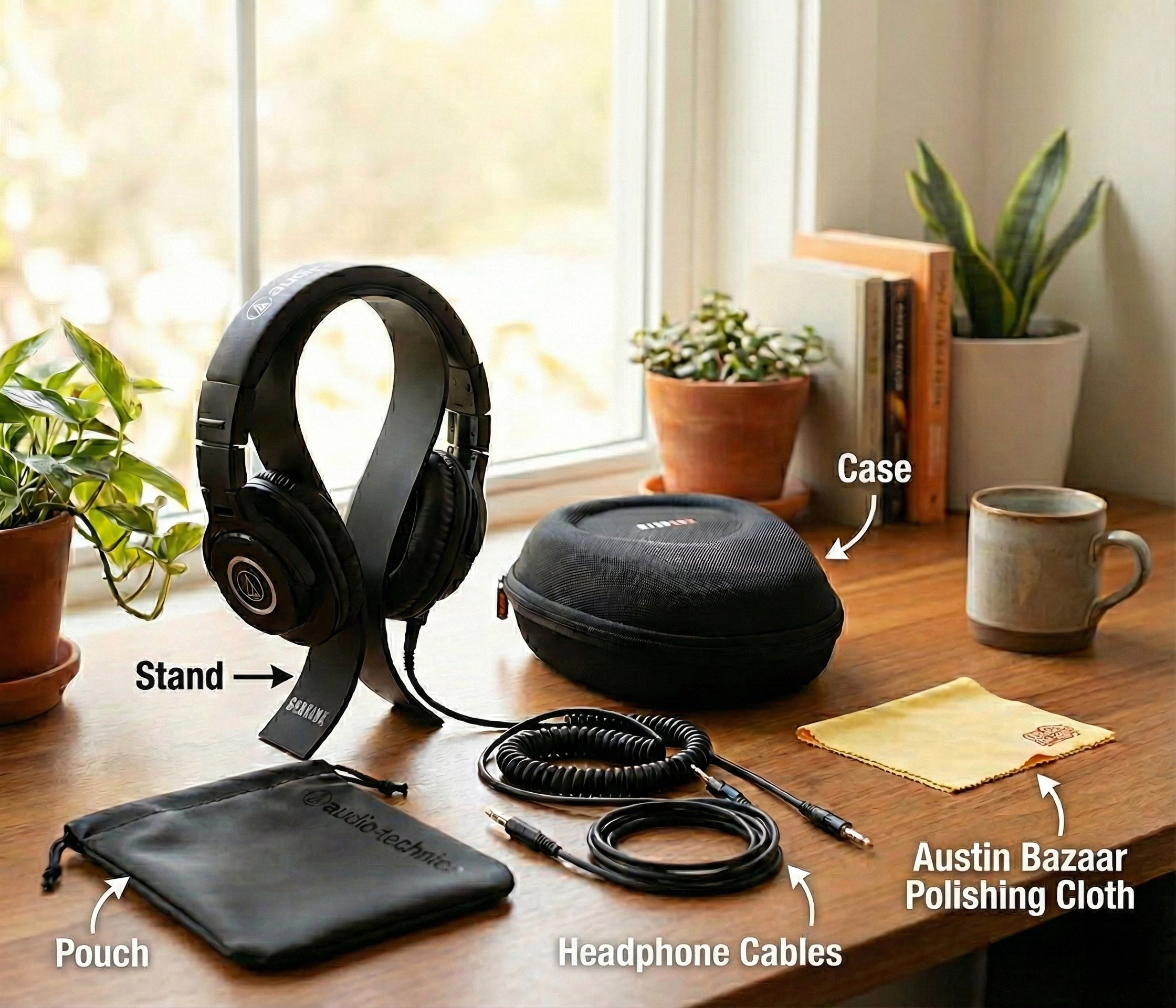 Audio-Technica ATH-M40x Professional Monitor Headphones w/ Case