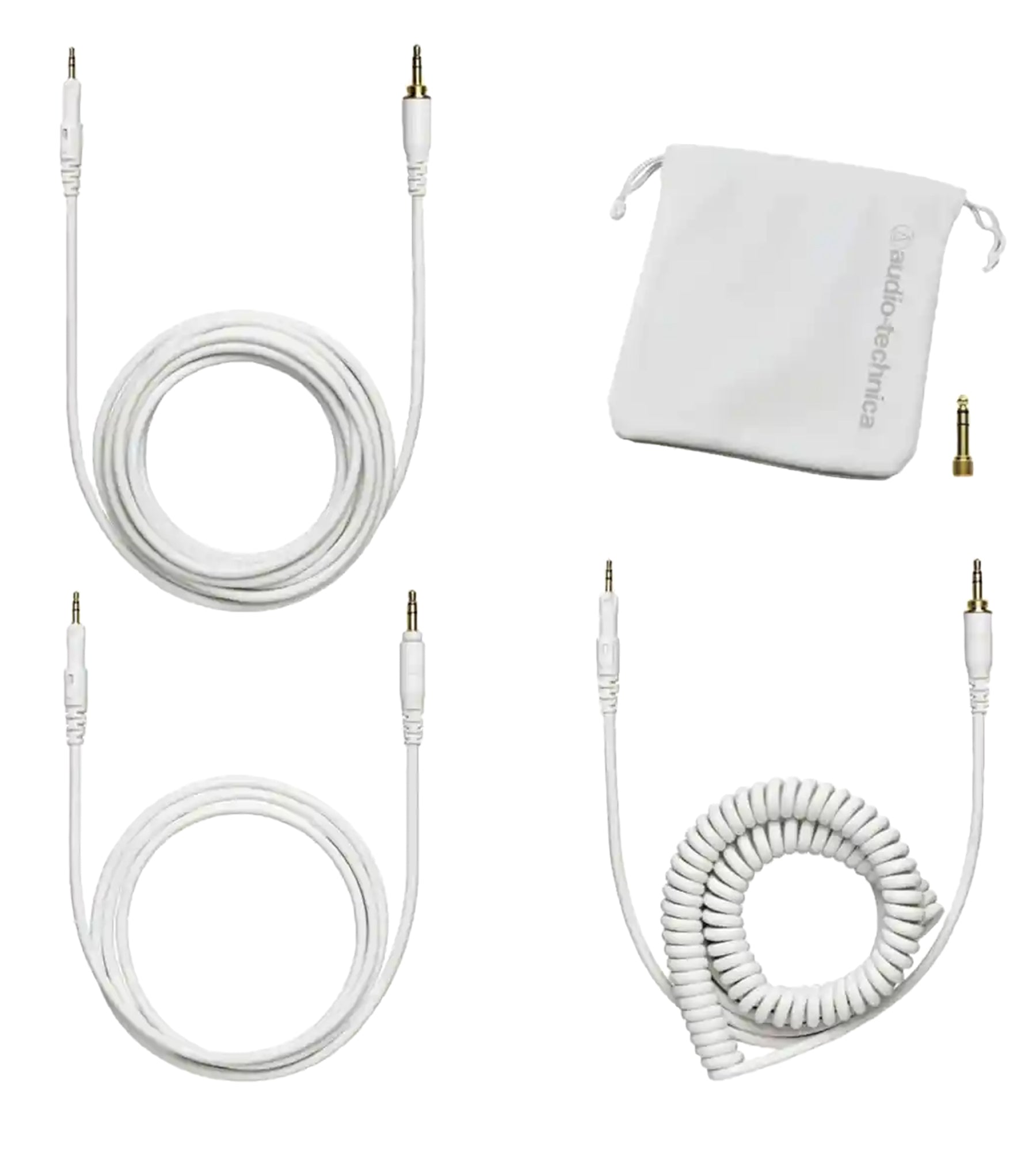 Audio-Technica ATH-M50x Professional Monitor Headphones - White w/ Case