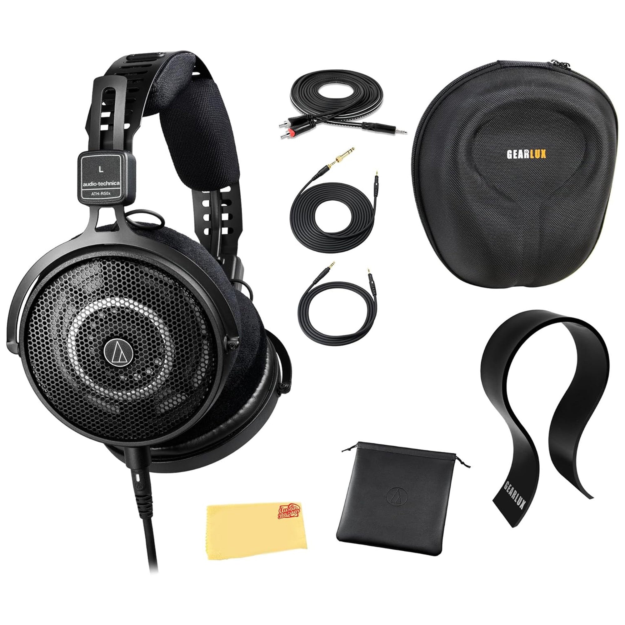 Audio-Technica ATH-R50X Professional Open-Back Reference Headphones w/ Case