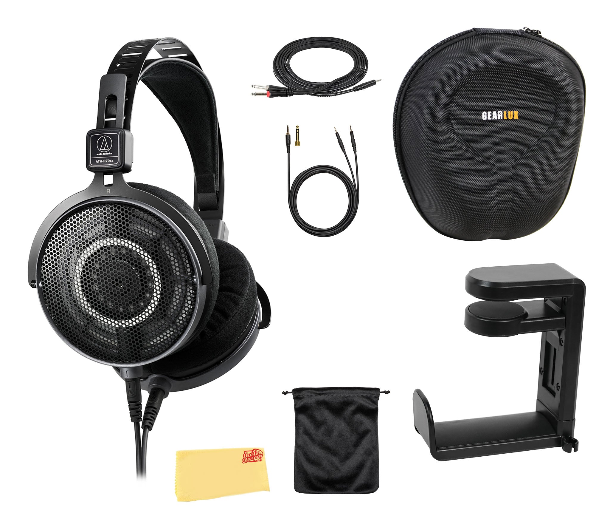 Audio-Technica ATH-R70xa Professional Open-Back Reference Headphones w/ Case