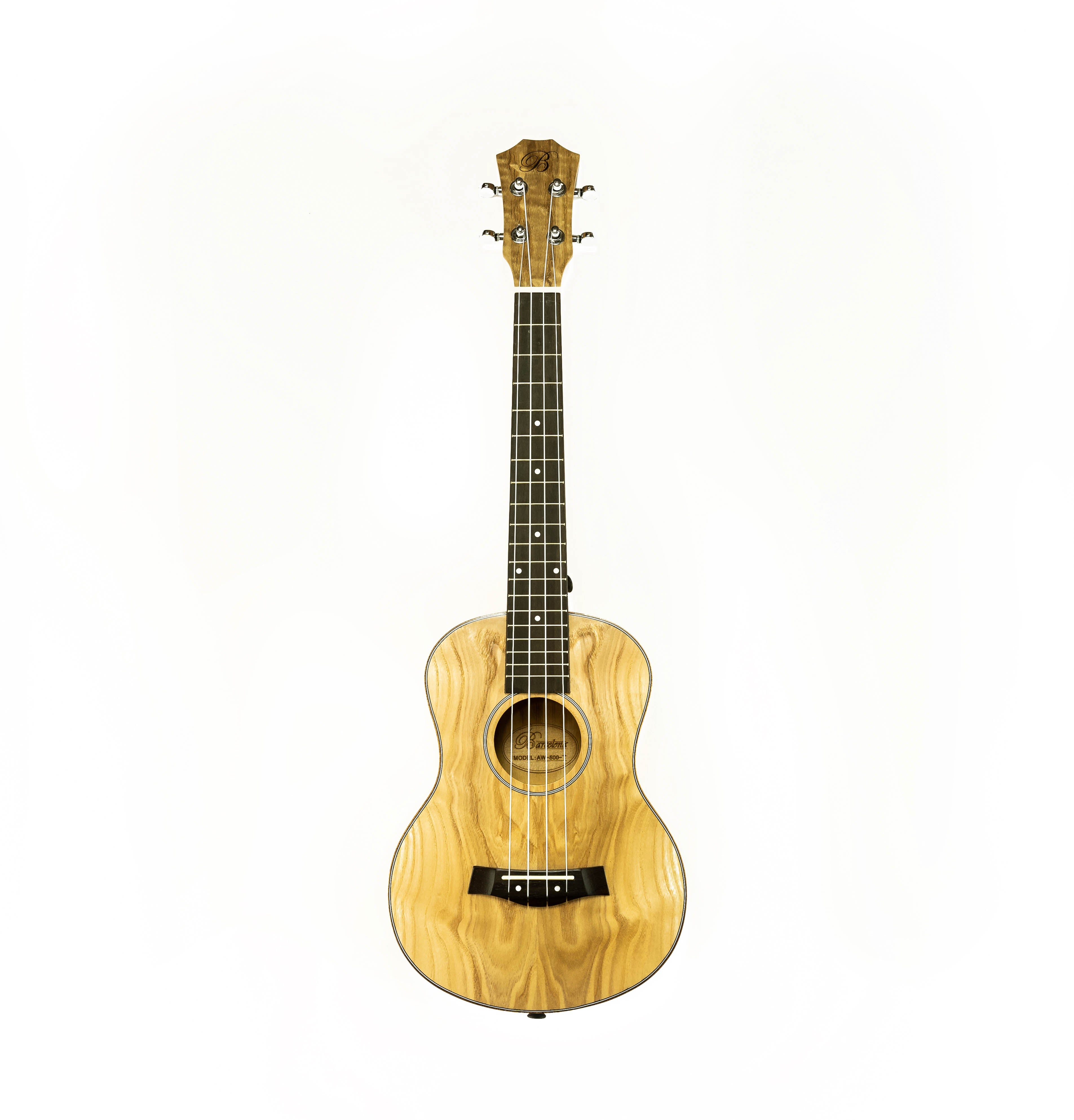 Barcelona Solid Top Ash Wood Tenor Ukulele w/ Gig Bag