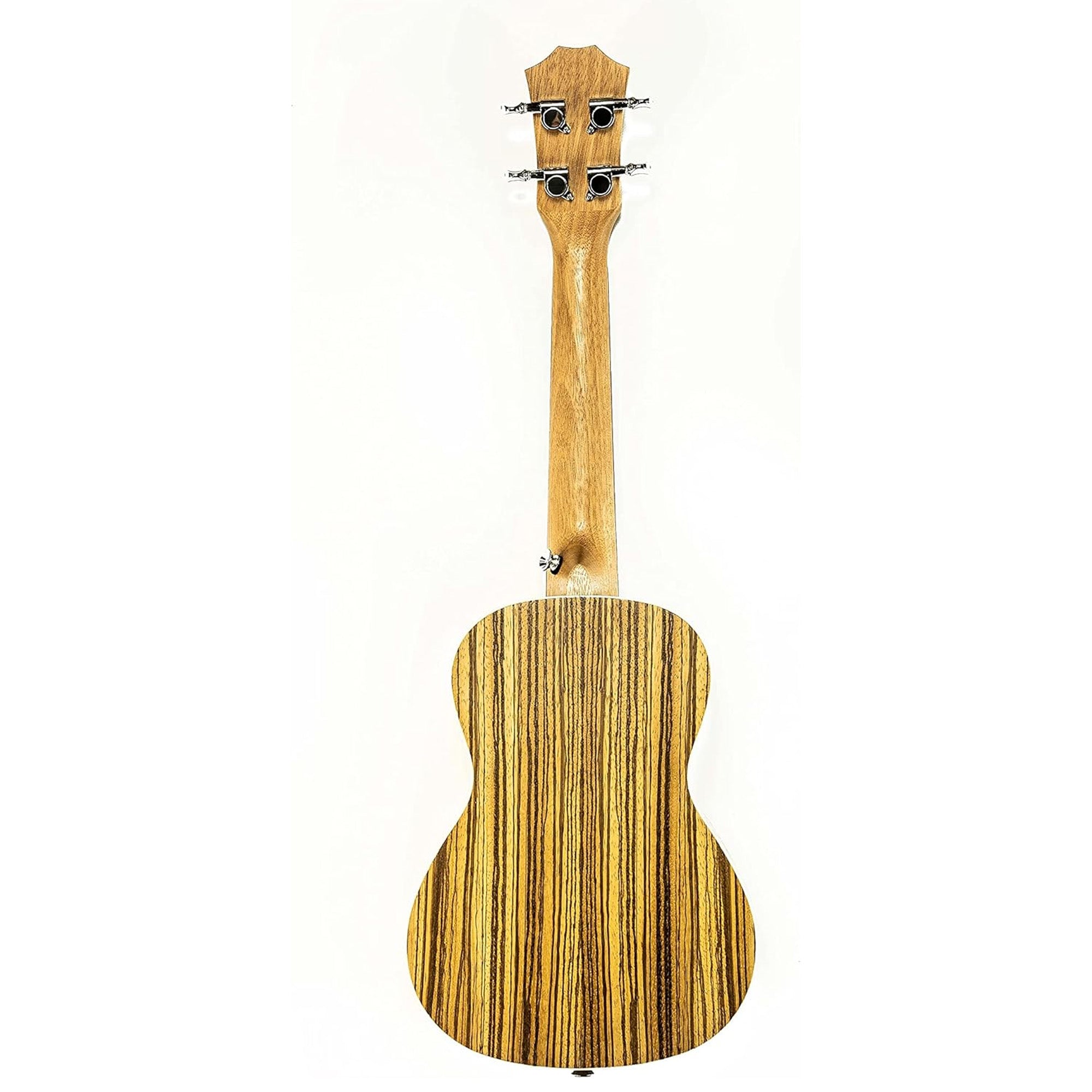 Barcelona Zebra Wood Concert Ukulele w/ Gig Bag