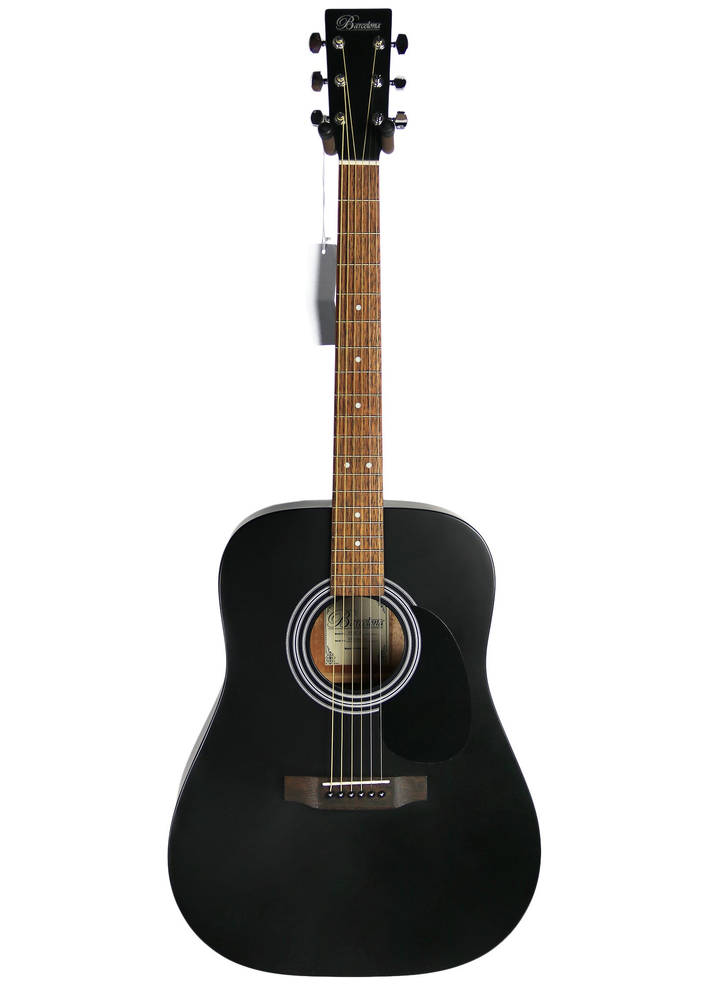 Barcelona D500 Dreadnought Acoustic Guitar - Black