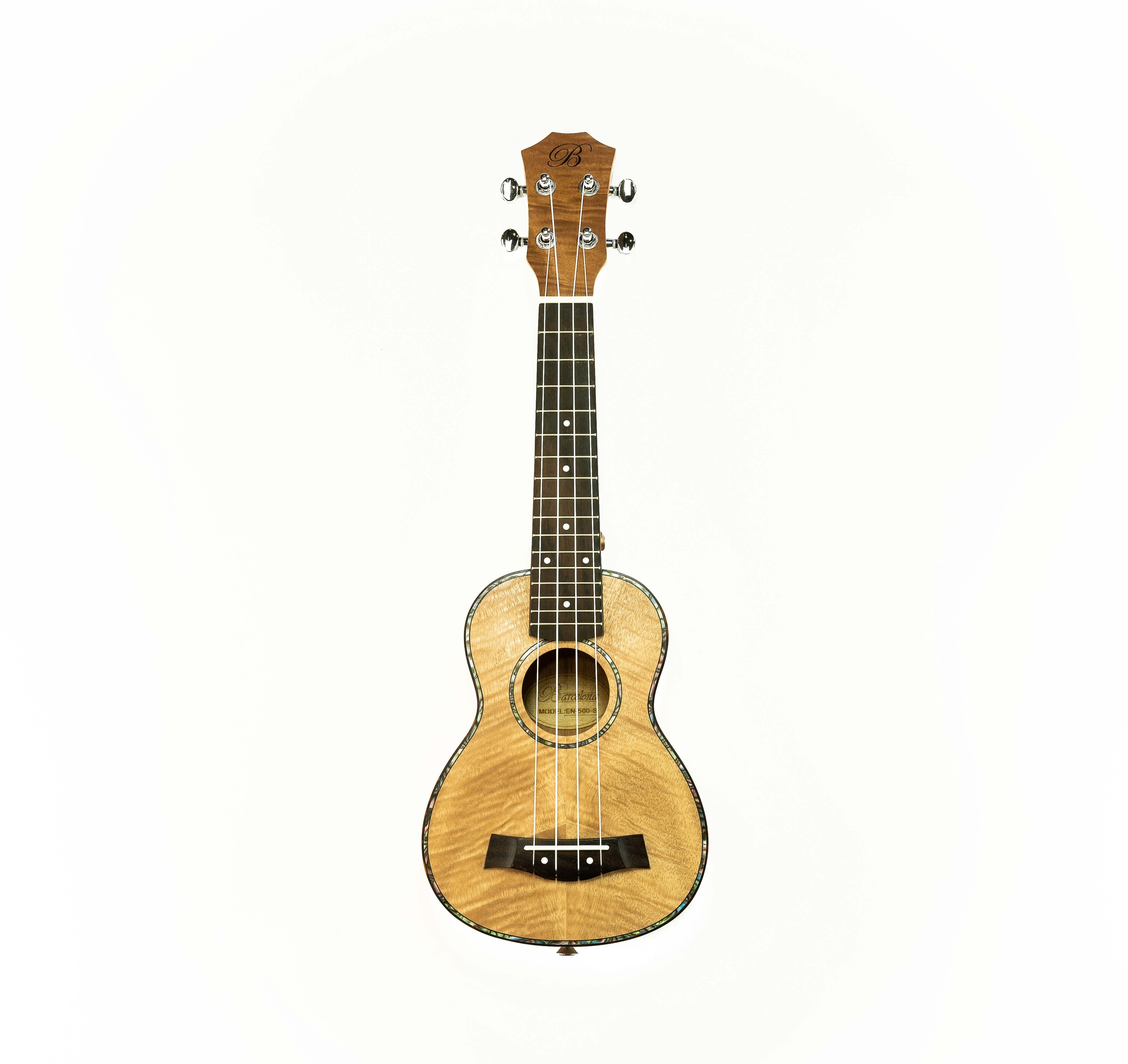 Barcelona Oguman Wood Soprano Ukulele w/ Gig Bag