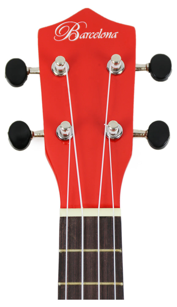 Barcelona Soprano Ukulele - Red