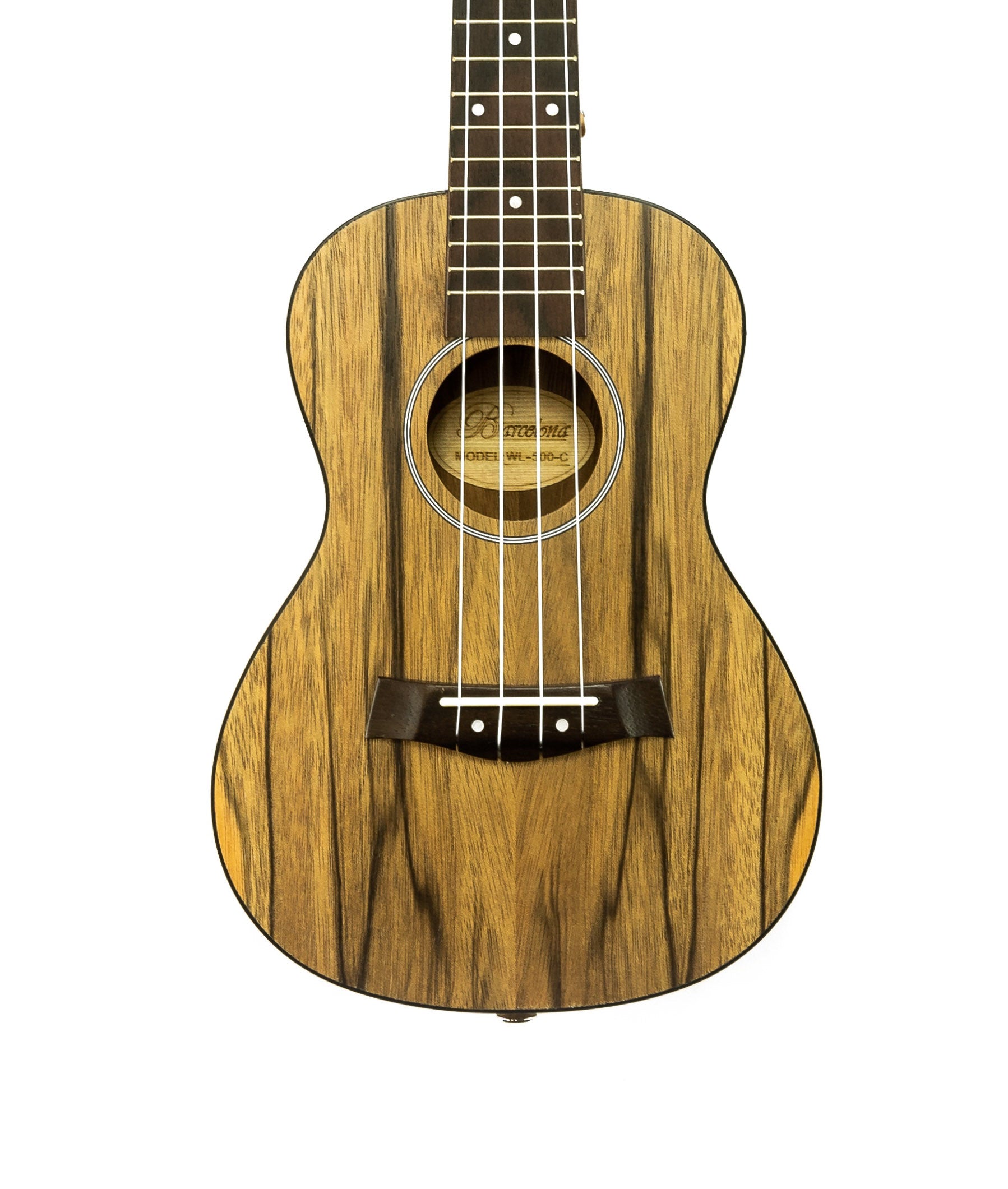Barcelona Walnut Concert Ukulele w/ Gig Bag