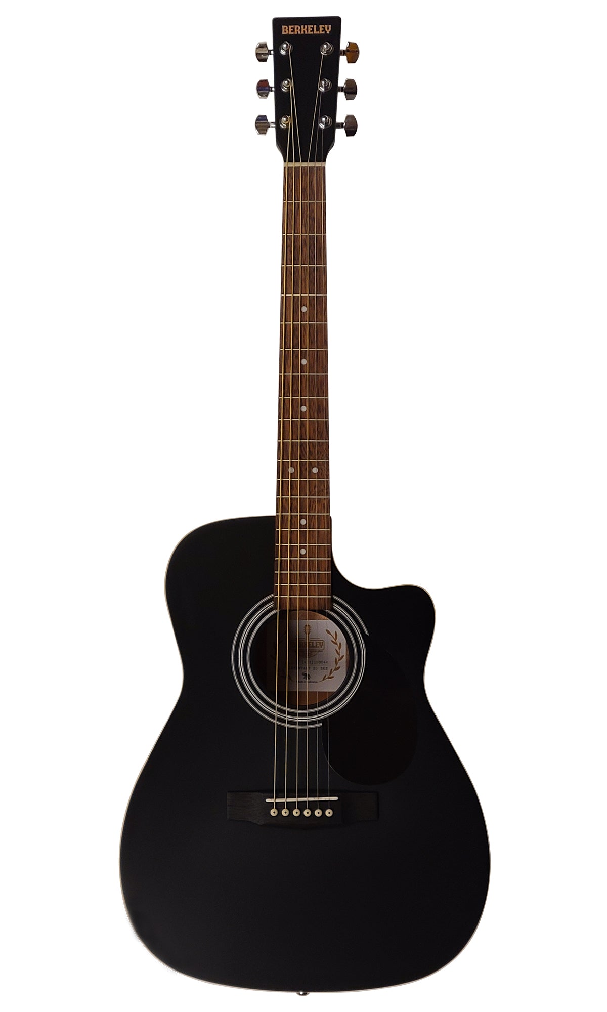 Berkeley ELEMENTARY-BKS Concert Cutaway Acoustic Guitar
