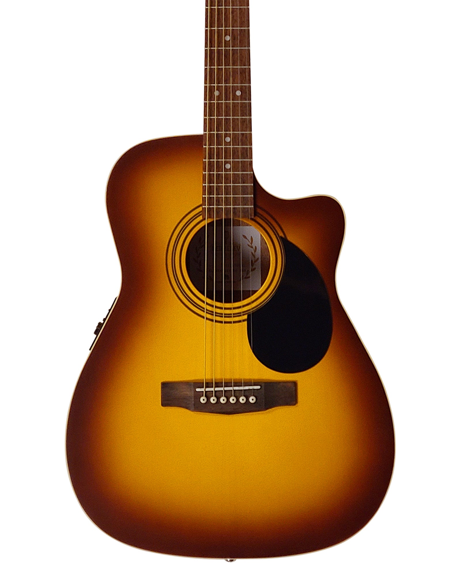 Berkeley ELEMENTARY-EQ-SSB Concert Cutaway Acoustic-Electric Guitar
