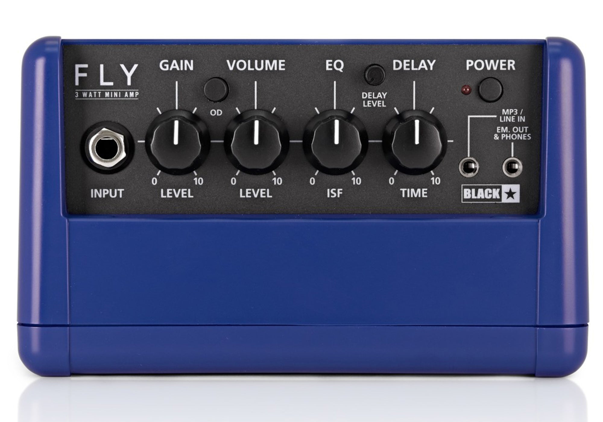 Blackstar Fly 3 Mini Guitar Amplifier - Royal Blue w/ Instrument Cable