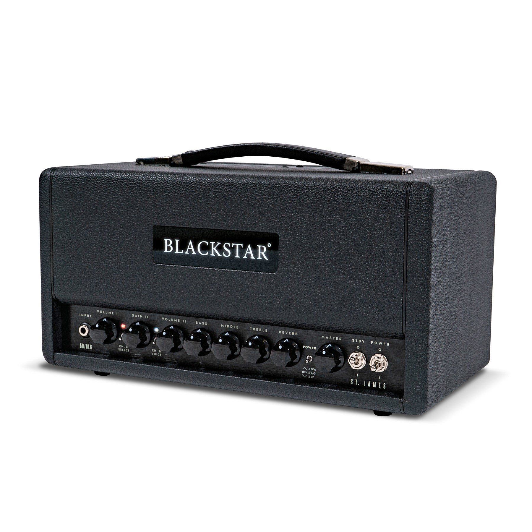 Blackstar St. James 50-Watt 6L6 Tube Guitar Amplifier Head w/ Instrument Cable