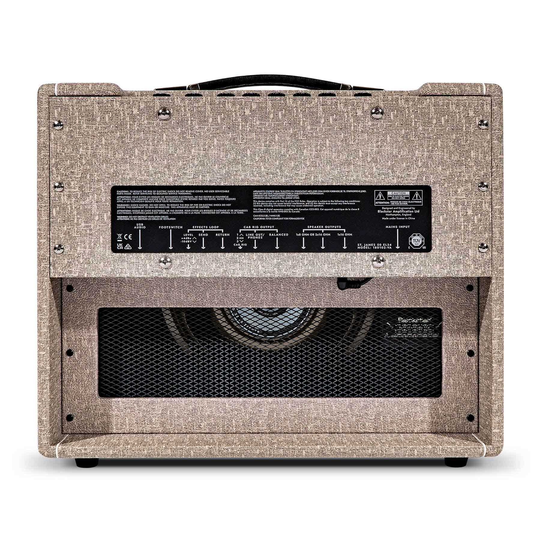 Blackstar St. James 1x12-Inch 50-Watt EL34 Tube Guitar Combo Amplifier