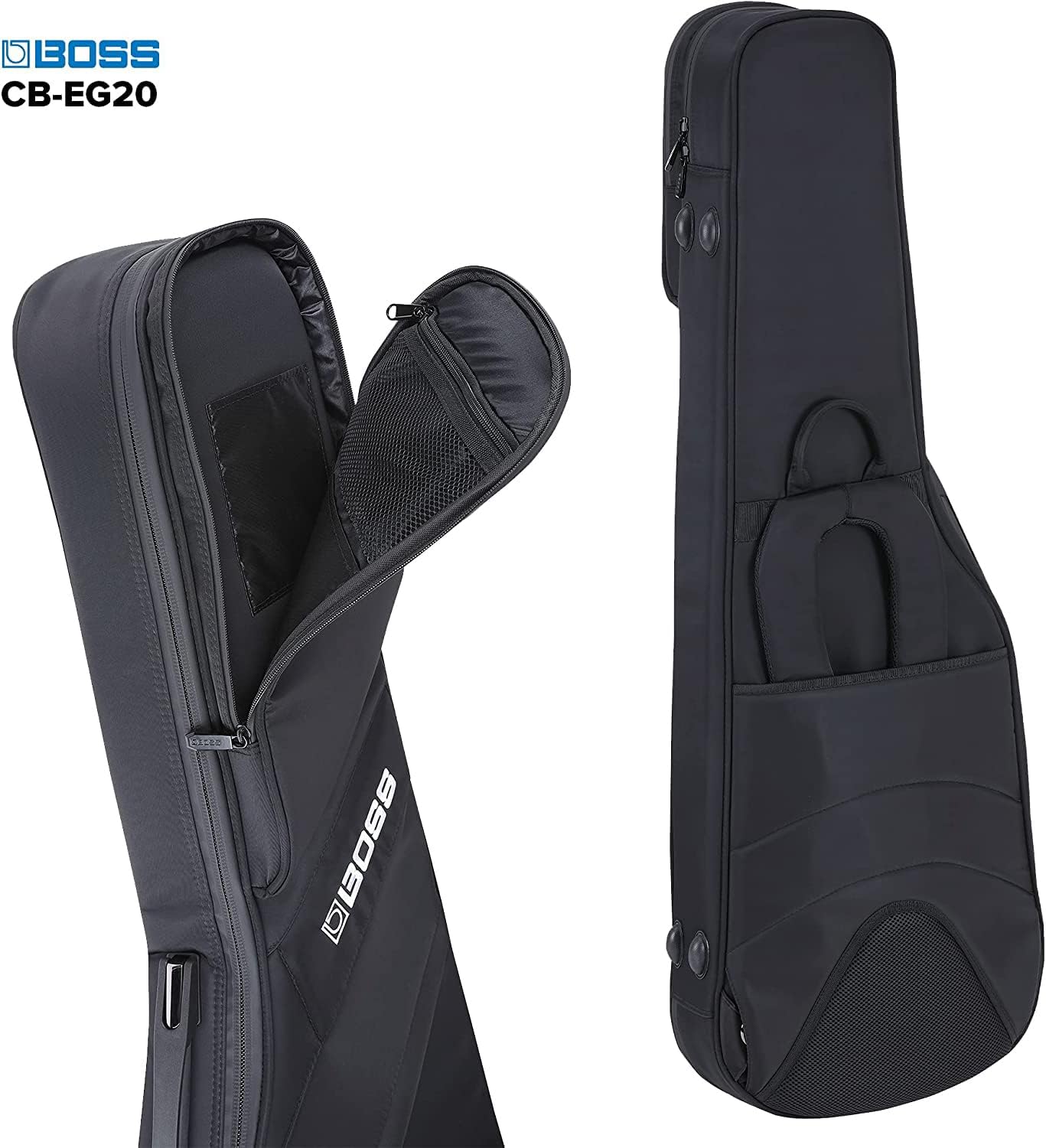 Boss CB-EG20 Semi-Rigid Deluxe Electric Guitar Gig Bag w/ Picks