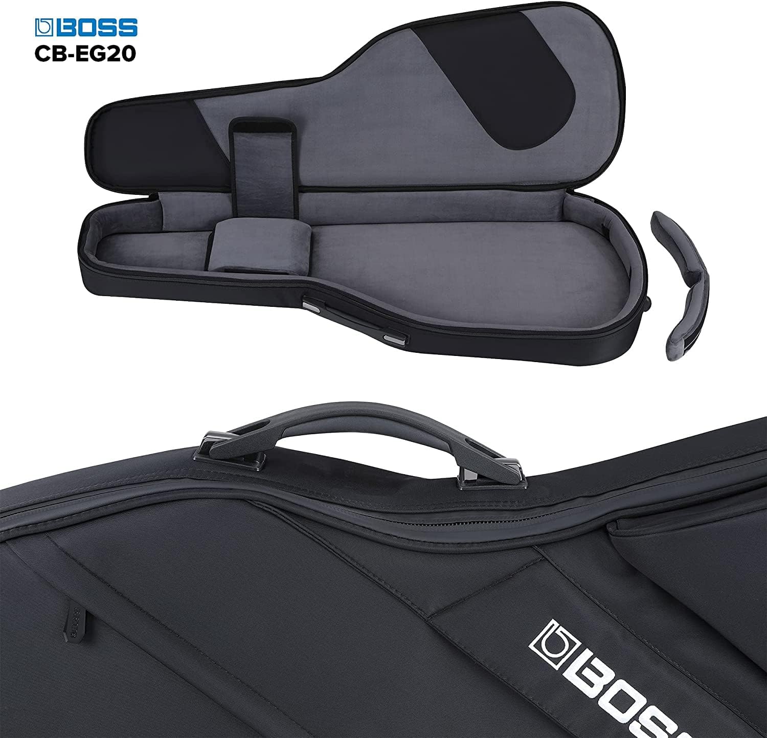 Boss CB-EG20 Semi-Rigid Deluxe Electric Guitar Gig Bag w/ Picks