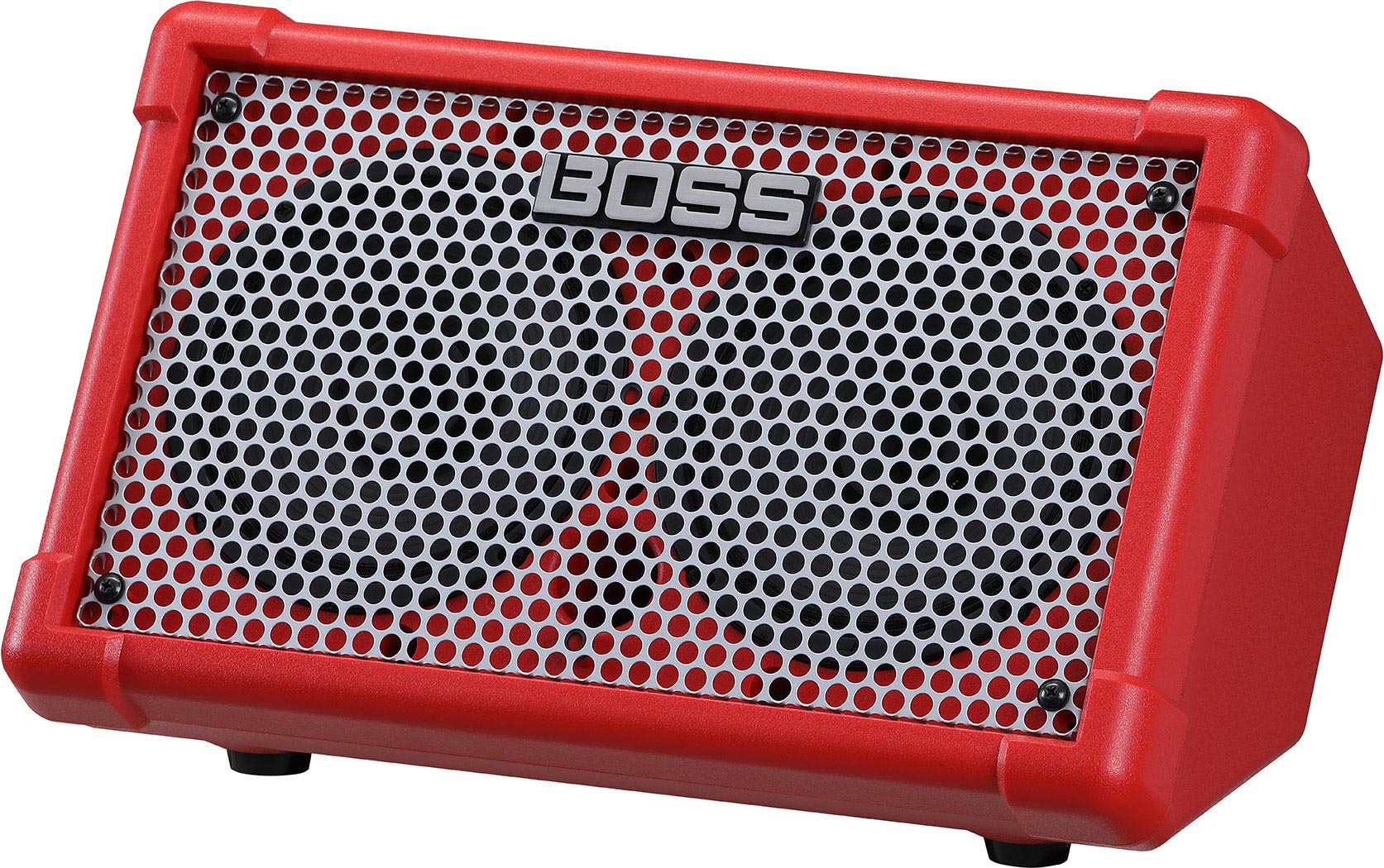 Boss Cube Street II Battery-Powered Stereo Amplifier - Red w/ Cables