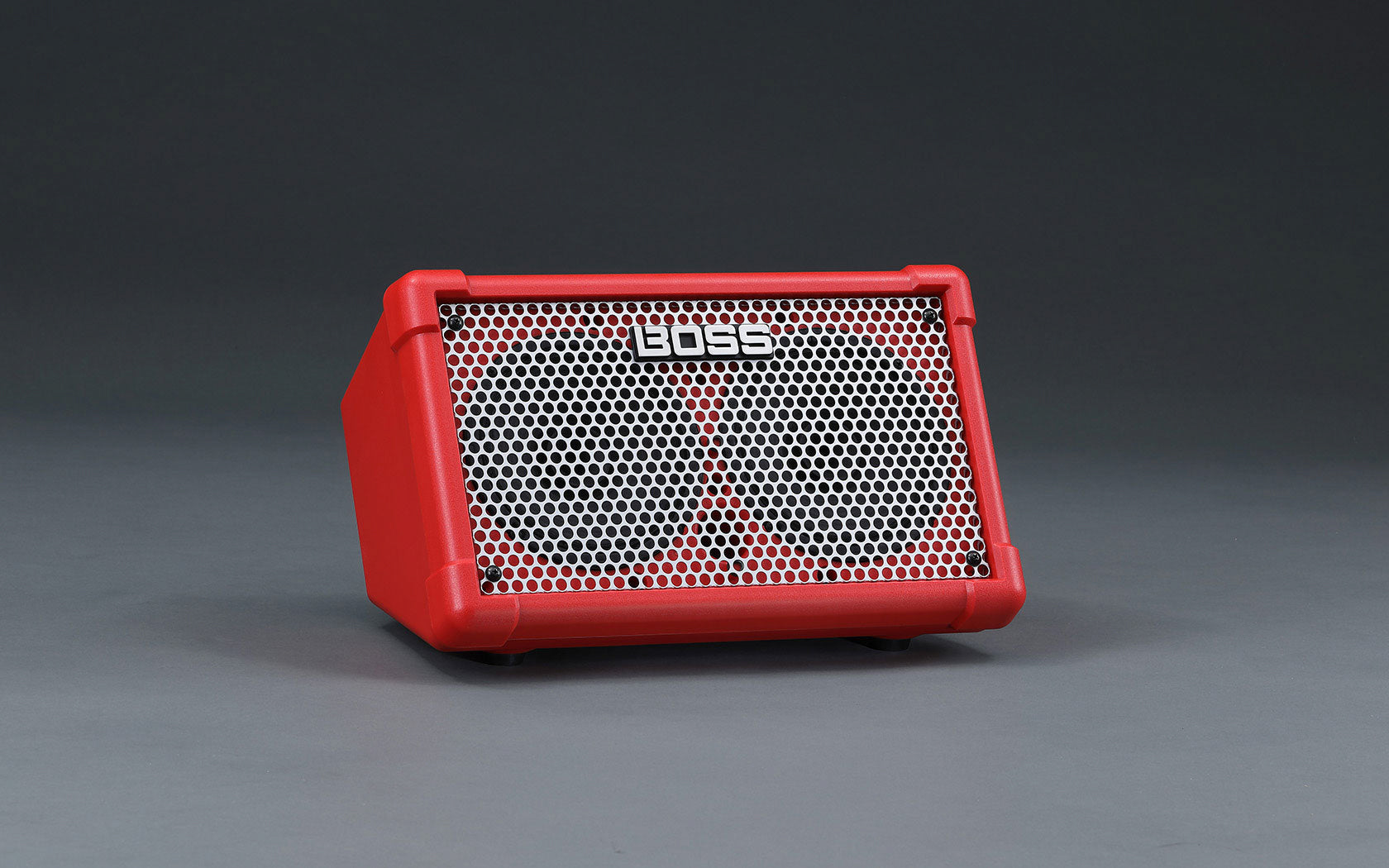 Boss Cube Street II Battery-Powered Stereo Amplifier - Red w/ Cables
