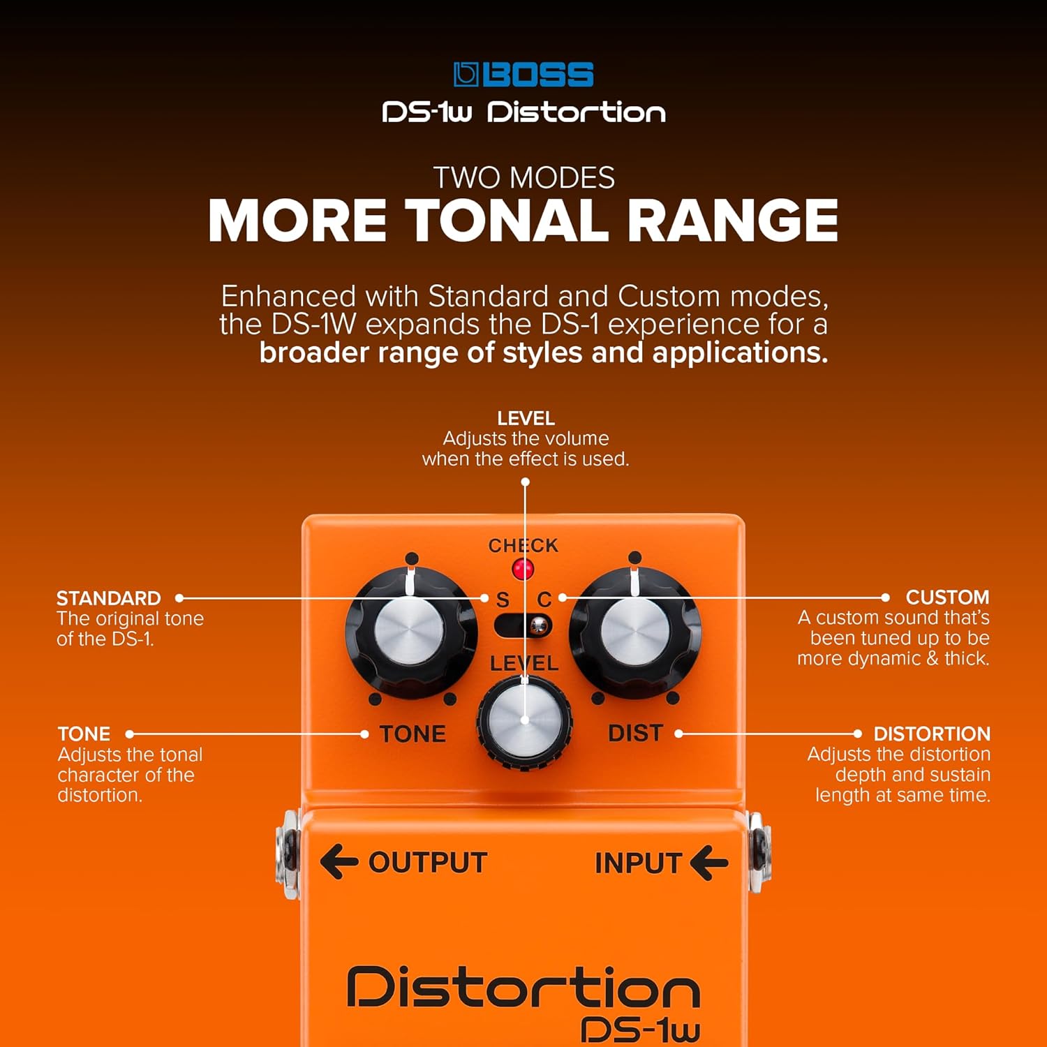 Boss DS-1W Waza Craft Distortion