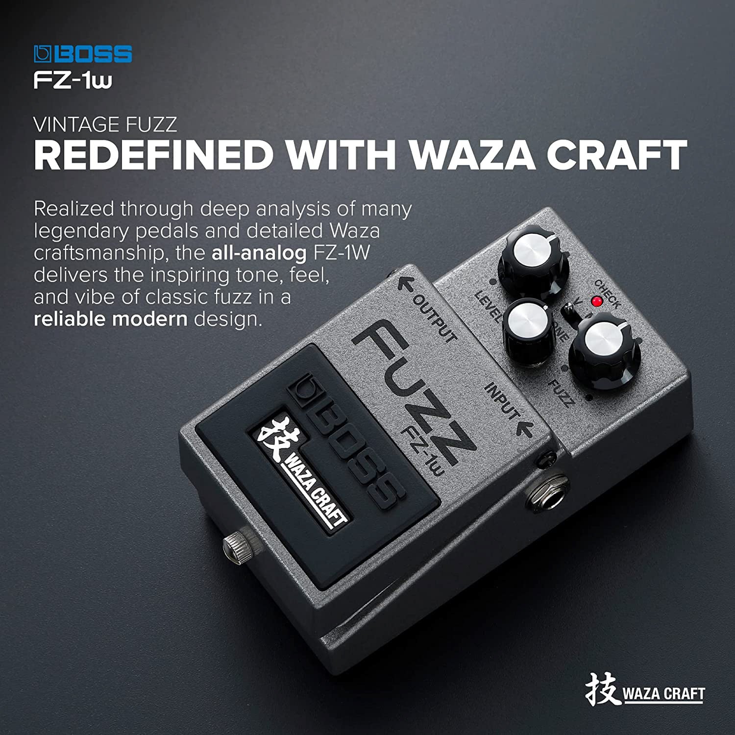 Boss FZ-1W Waza Craft Fuzz w/ Power Supply