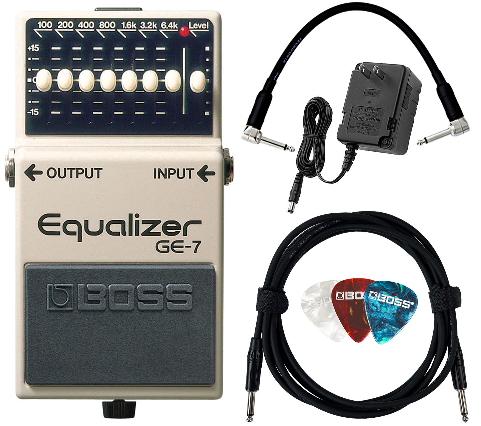 Boss GE-7 Graphic Equalizer w/ Power Supply
