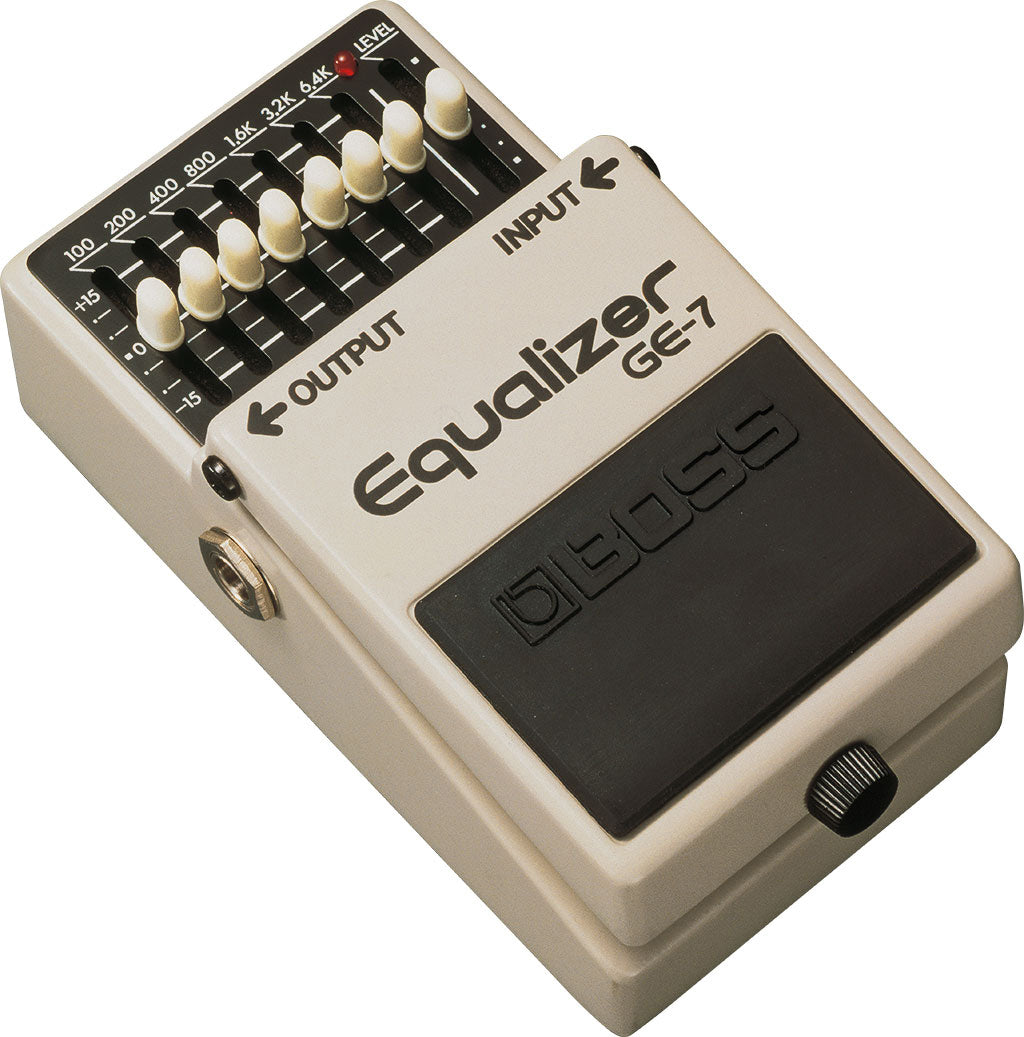 Boss GE-7 Graphic Equalizer w/ Instrument Cables