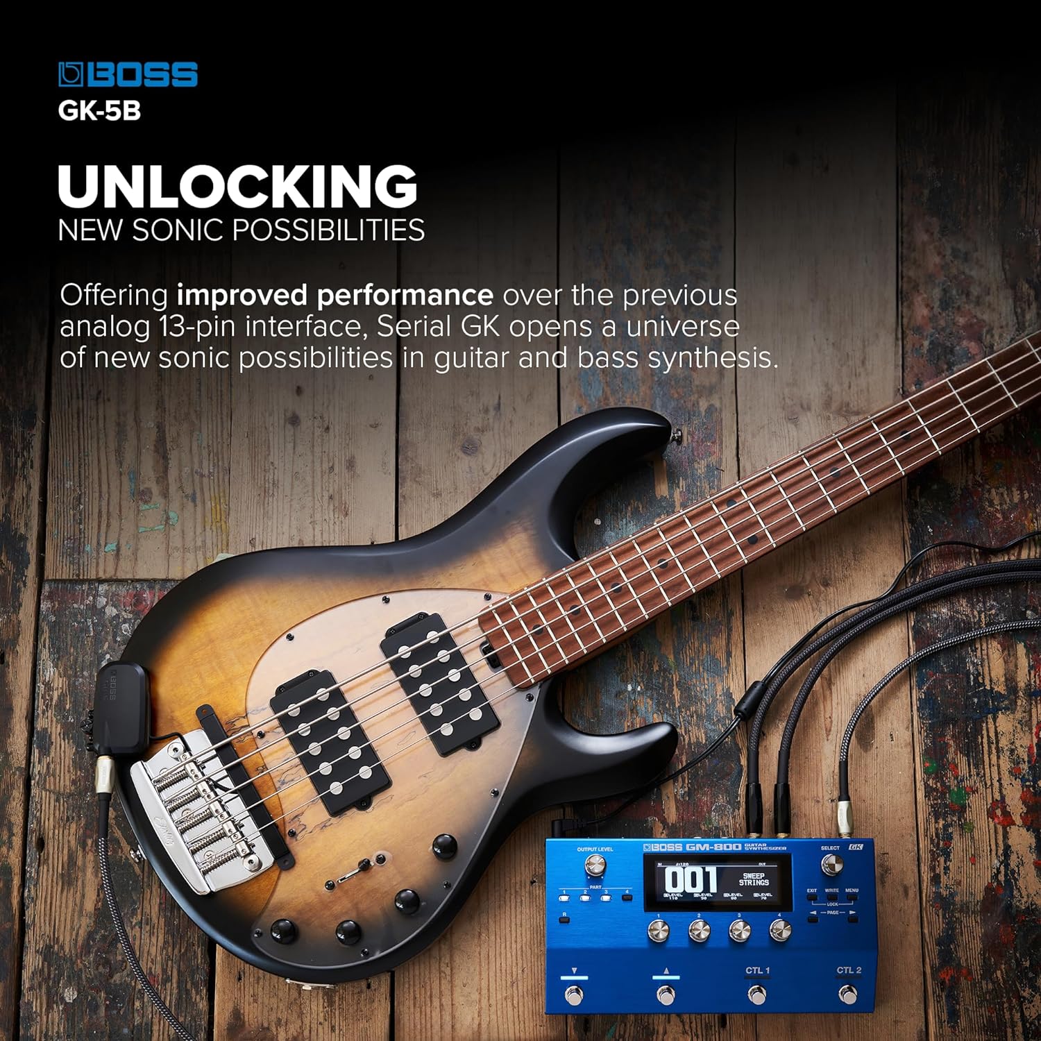 Boss GK-5B Divided Bass Pickup