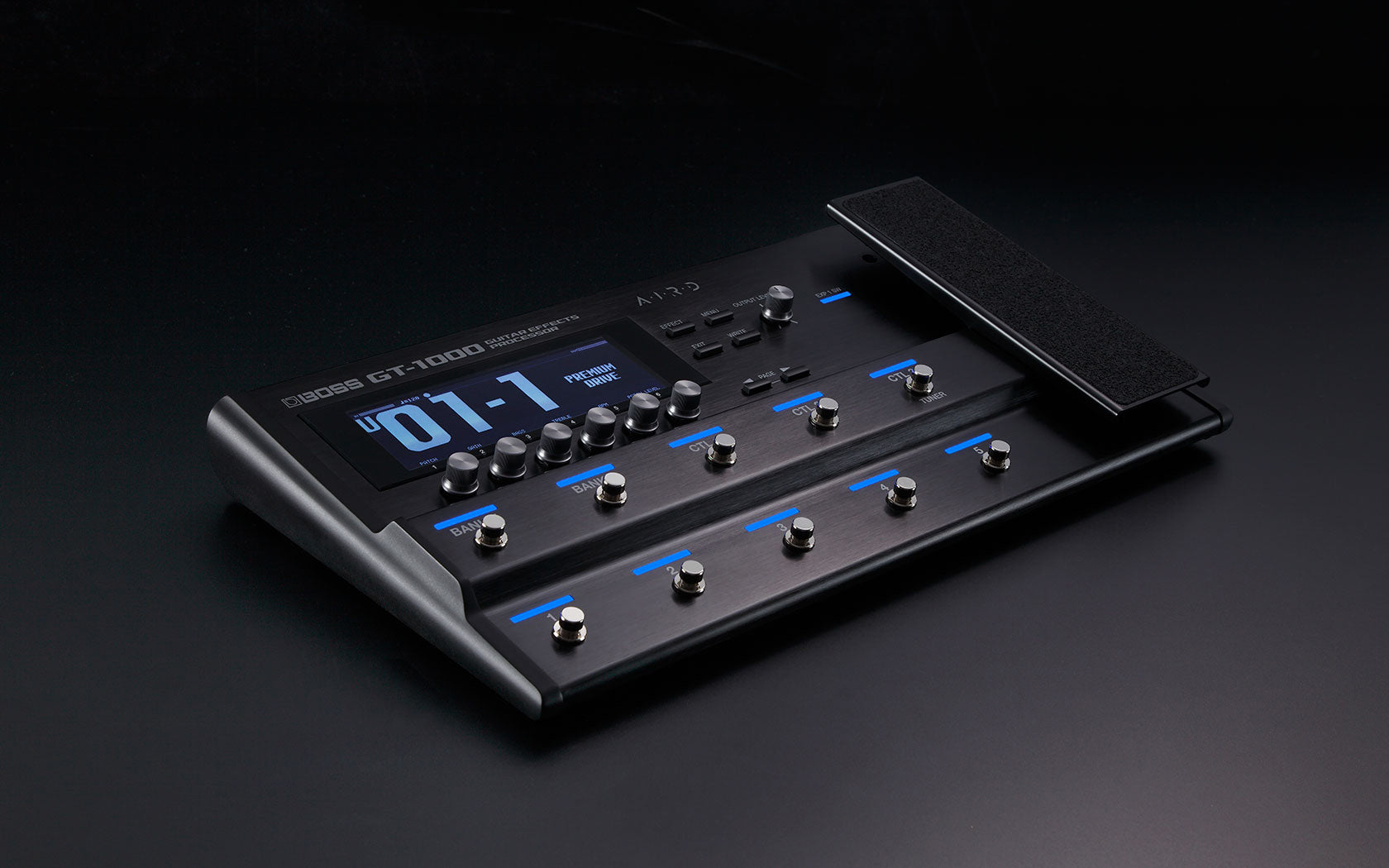 Boss GT-1000 Guitar Effects Processor w/ Instrument Cables