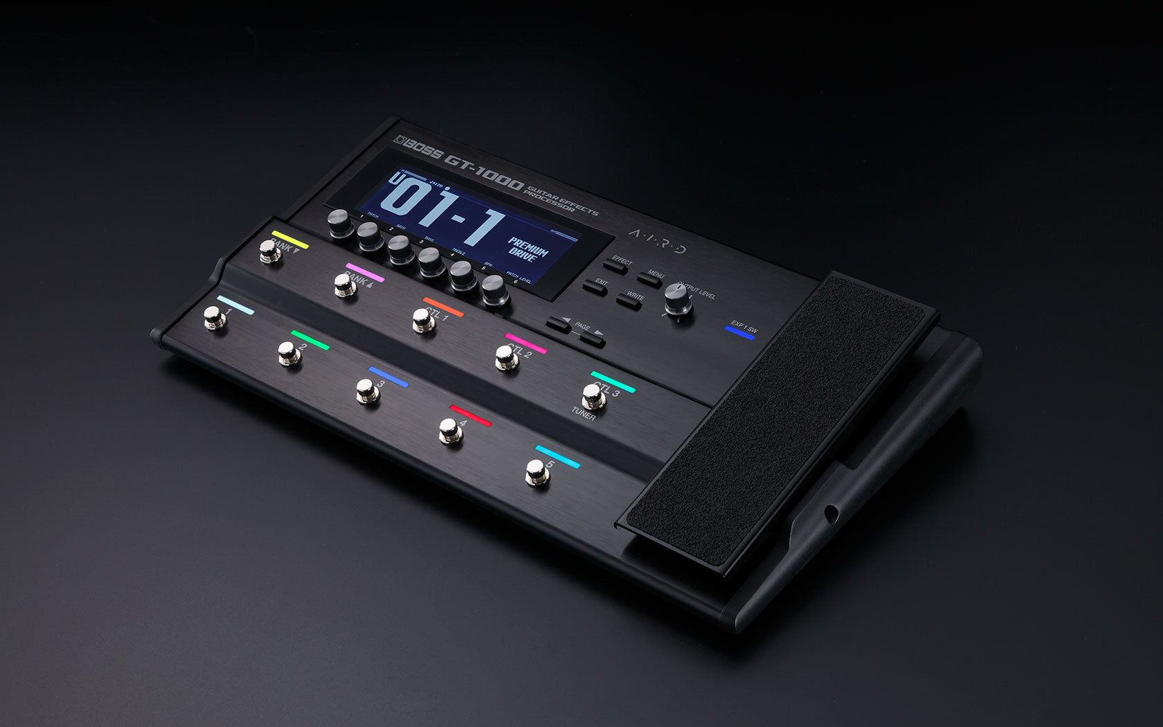Boss GT-1000 Guitar Effects Processor w/ Instrument Cables