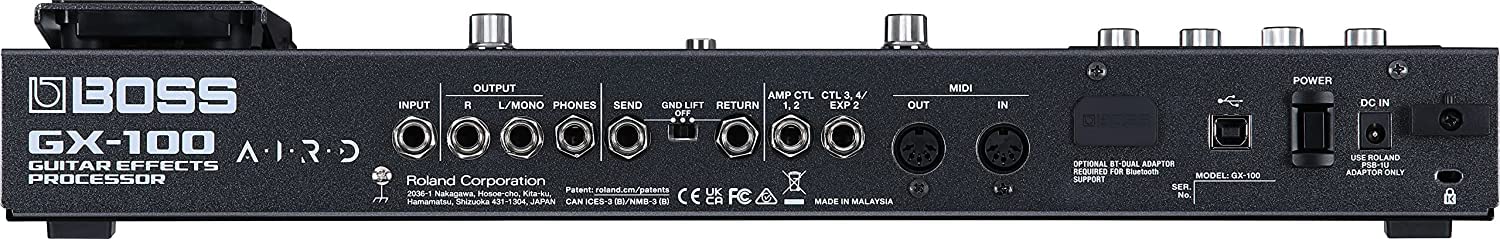 Boss GX-100 Guitar Effects Processor w/ Instrument Cable