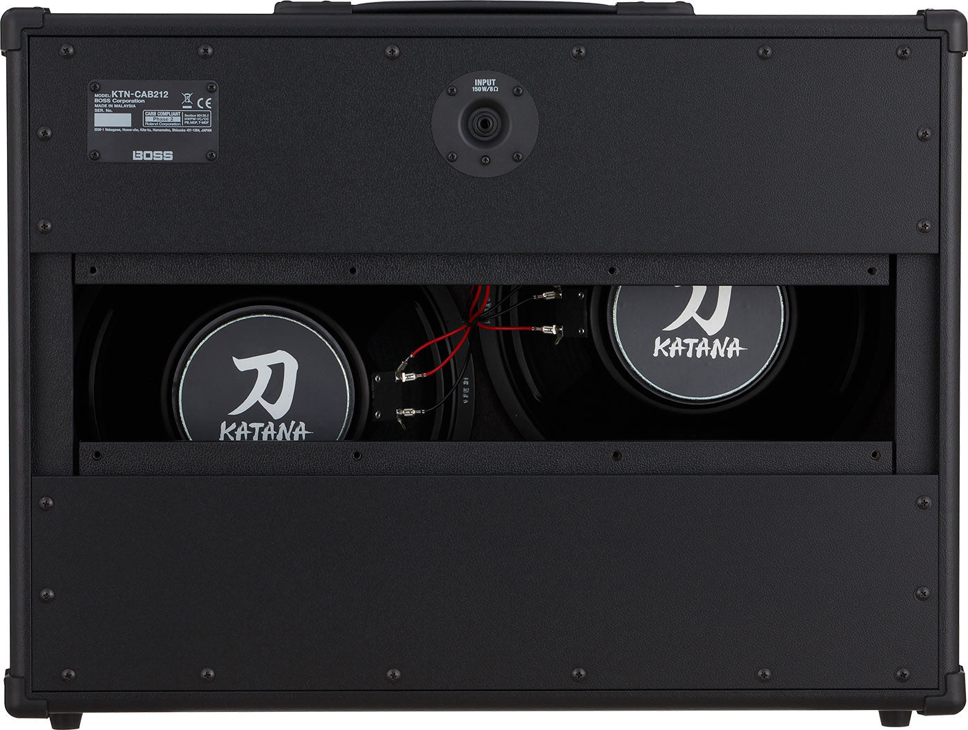 Boss Katana 2x12-Inch Guitar Amplifier Cabinet w/ Instrument Cable