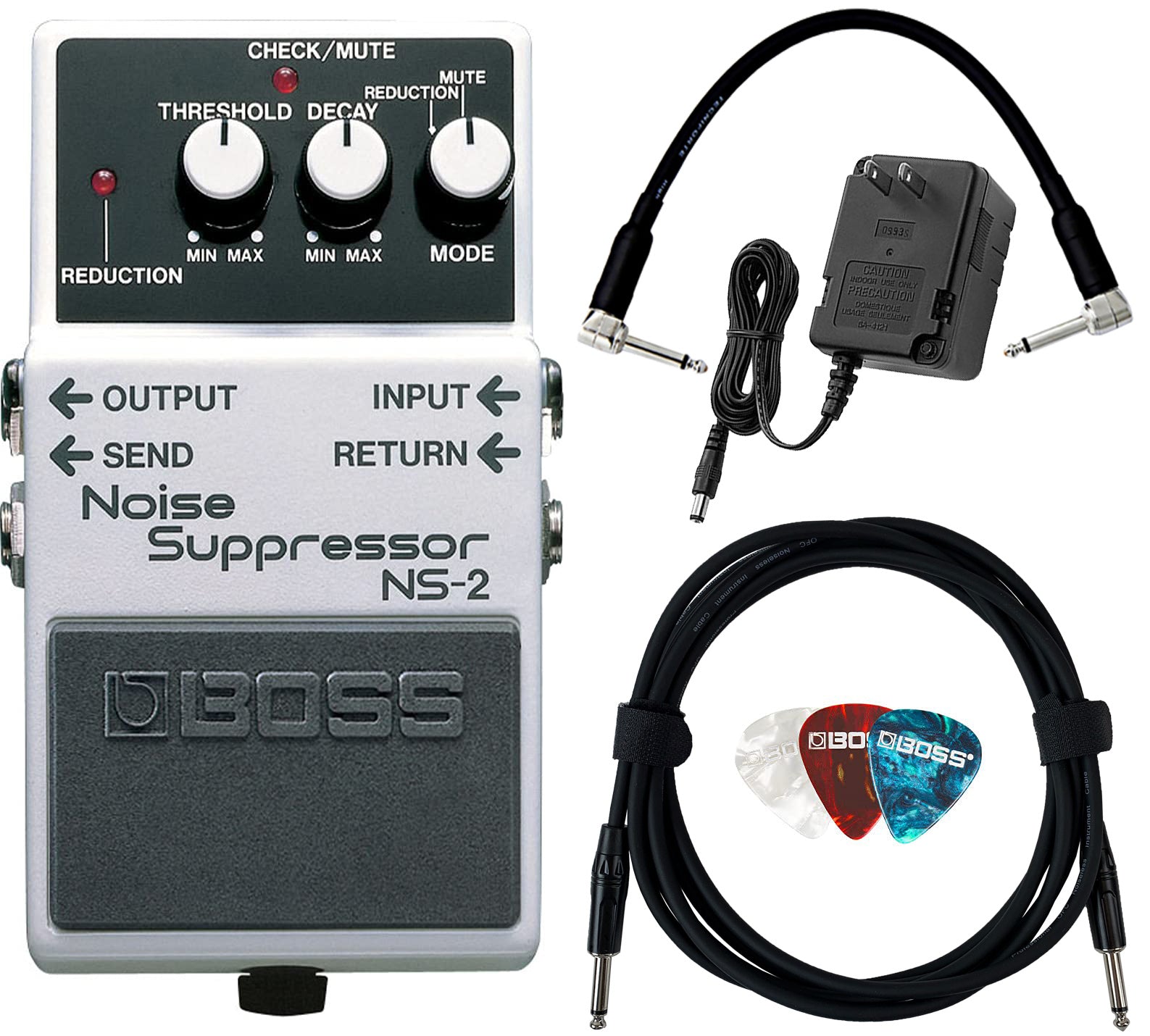Boss NS-2 Noise Suppressor w/ Power Supply