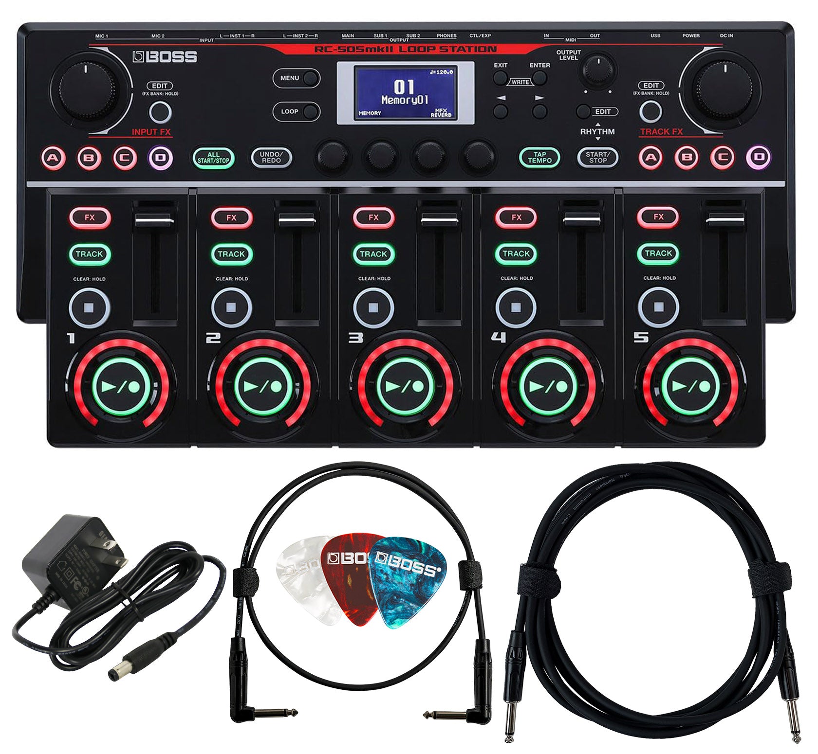 Boss RC-505 MkII Loop Station w/ Power Supply