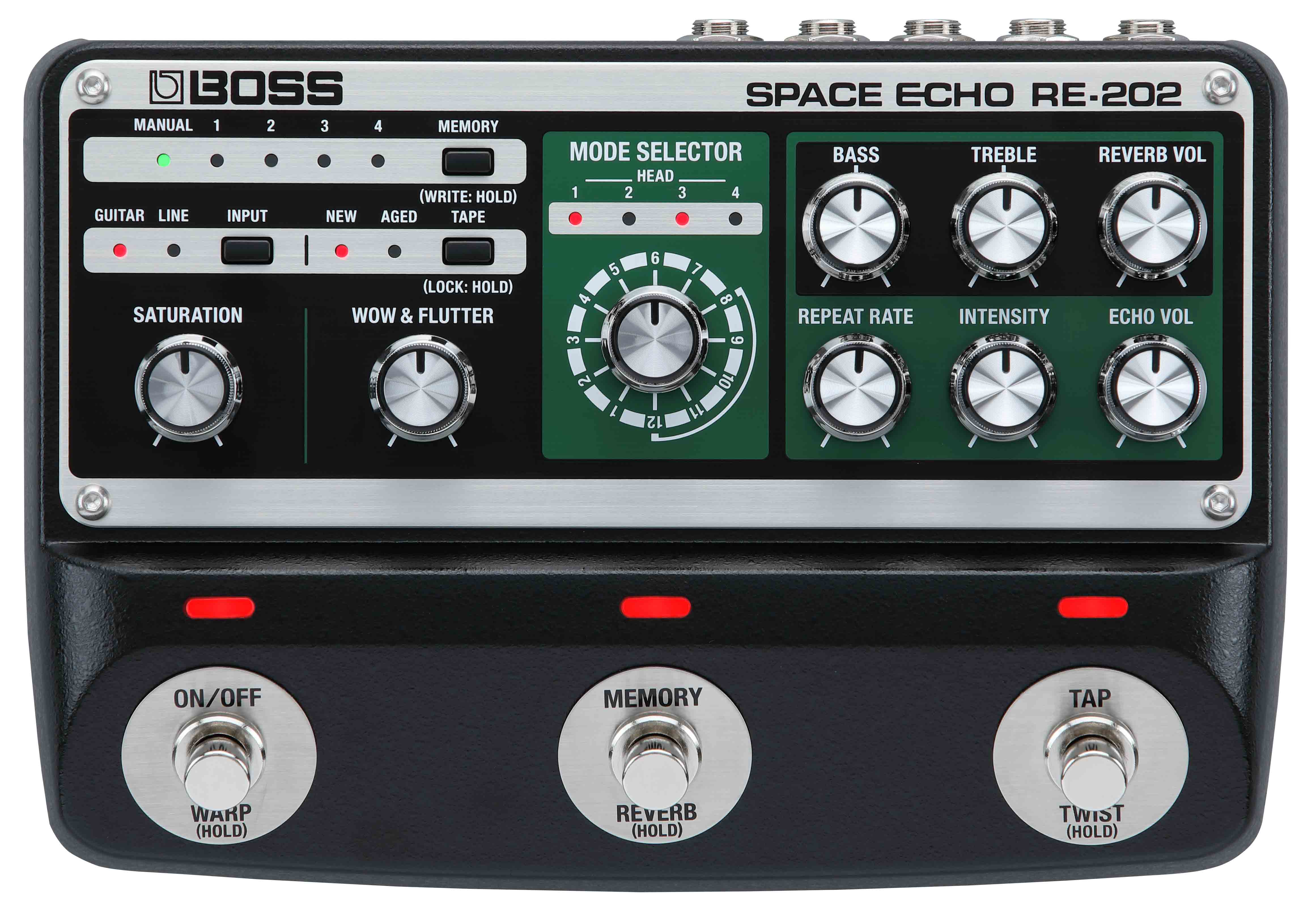 Boss RE-202 Space Echo Delay and Reverb Effects w/ Power Supply