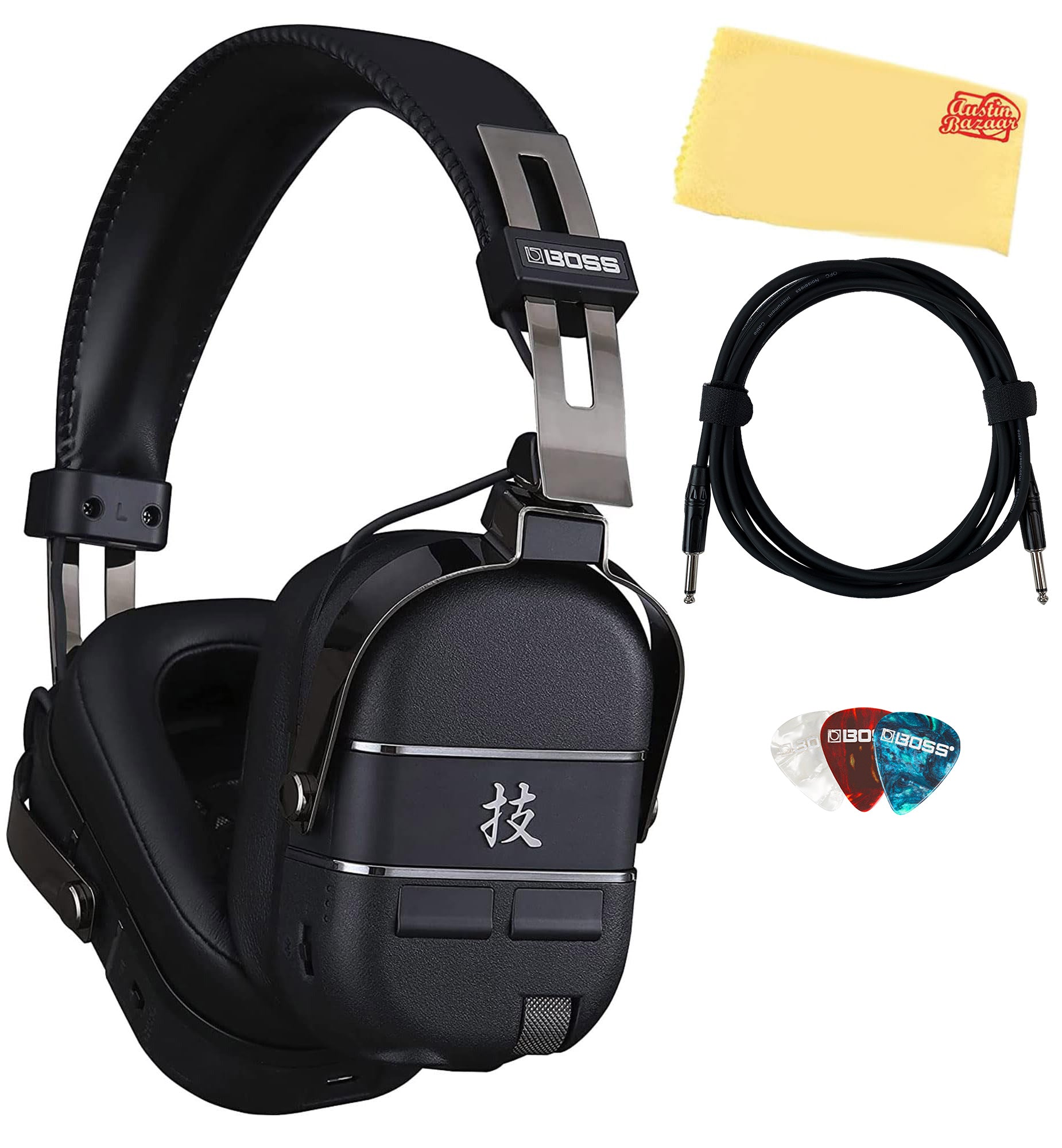 Boss Waza-Air Bass Wireless Personal Guitar Amplification System w/ Instrument Cable