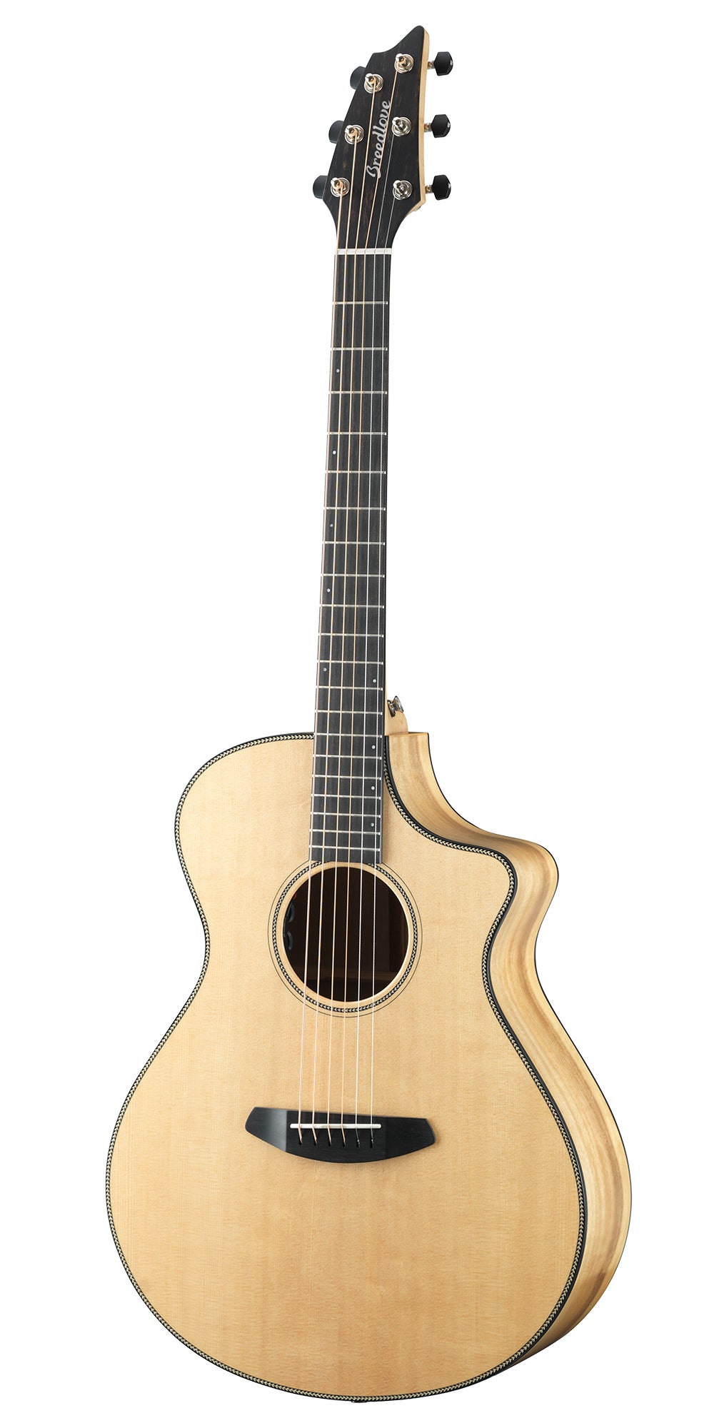 Breedlove Oregon Concert CE Acoustic-Electric Guitar - Natural Sitka Spruce/Myrtlewood