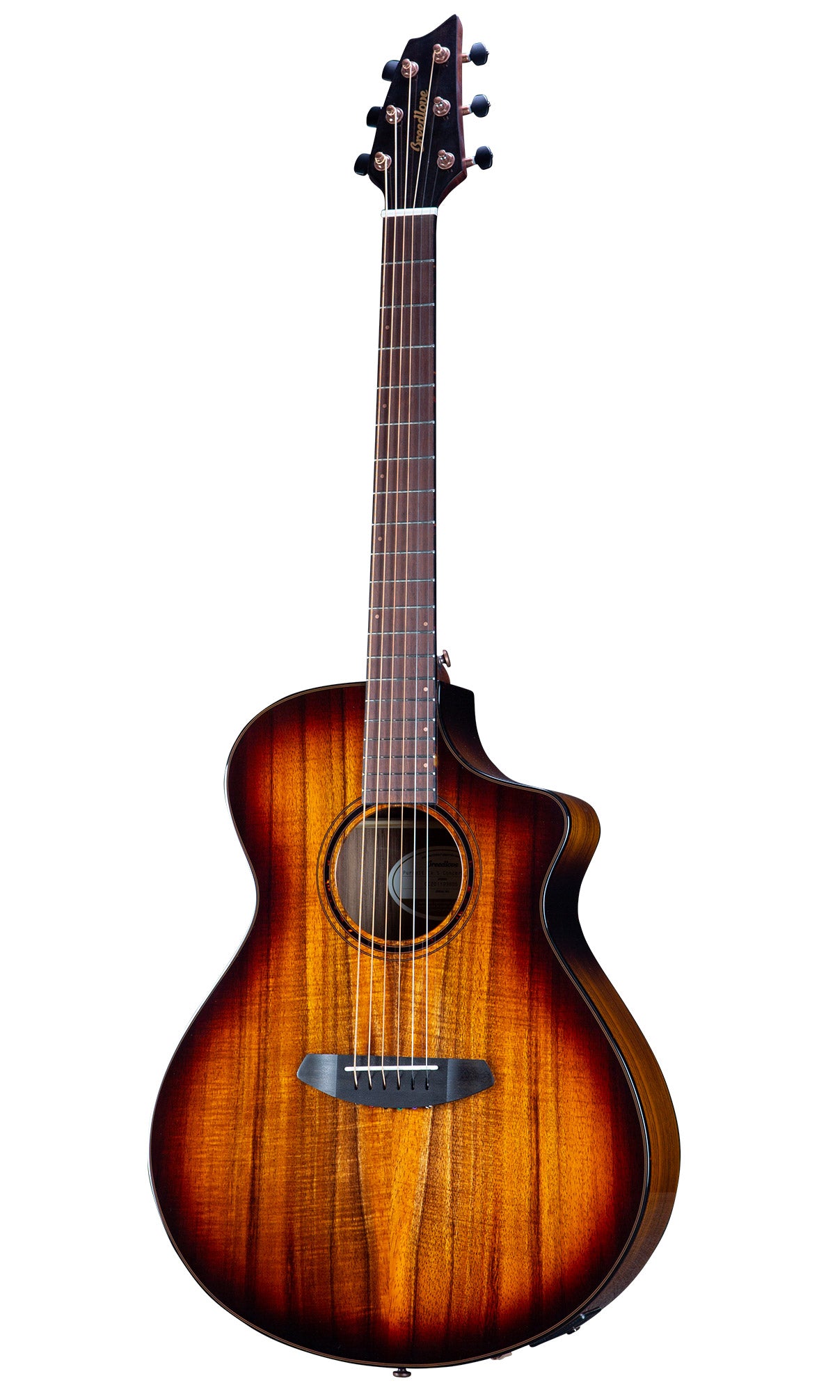 Breedlove Pursuit Exotic S Concert Edgeburst CE - Koa w/ Hard Case