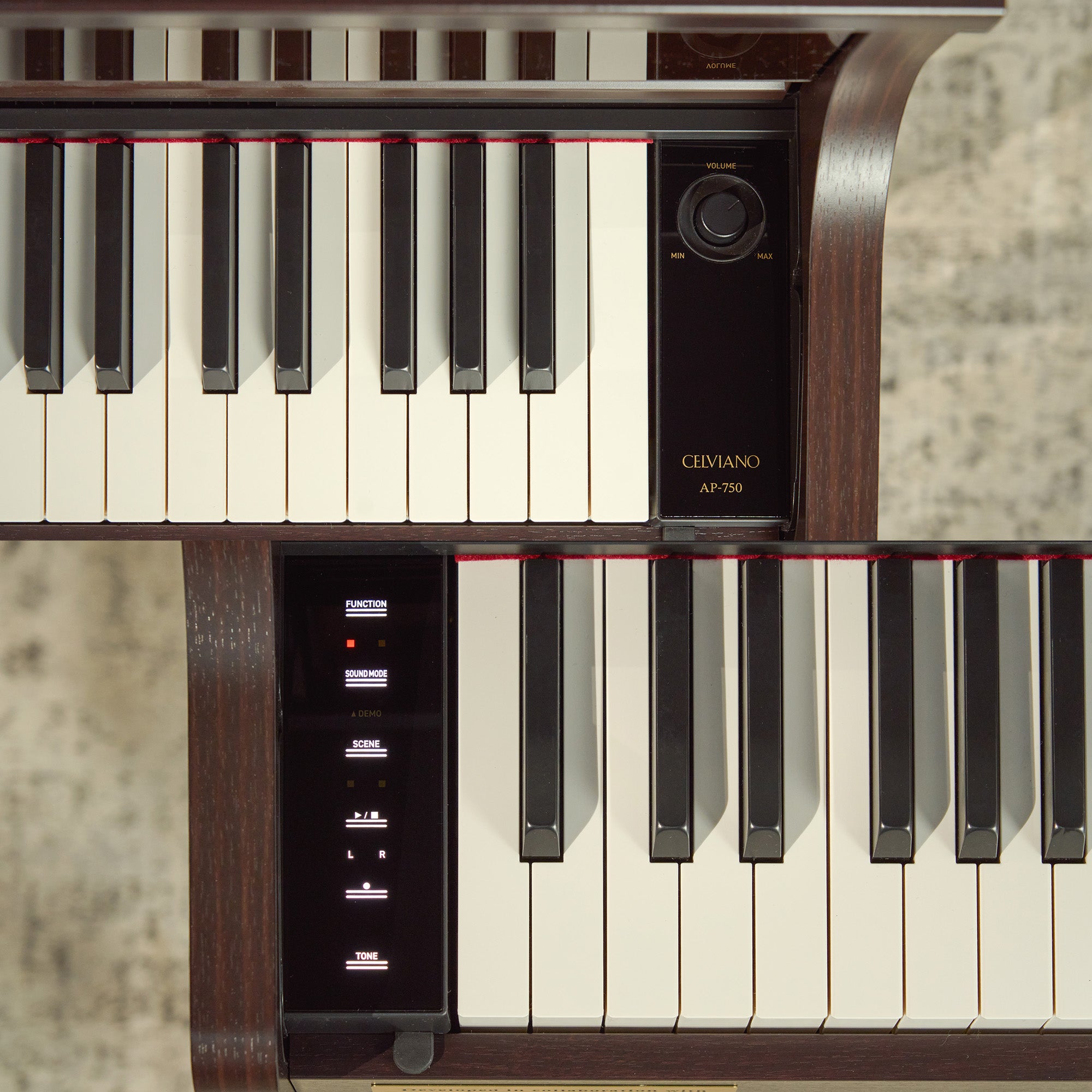 Casio AP-750 Celviano 88-Key Digital Piano - Rosewood w/ Cover