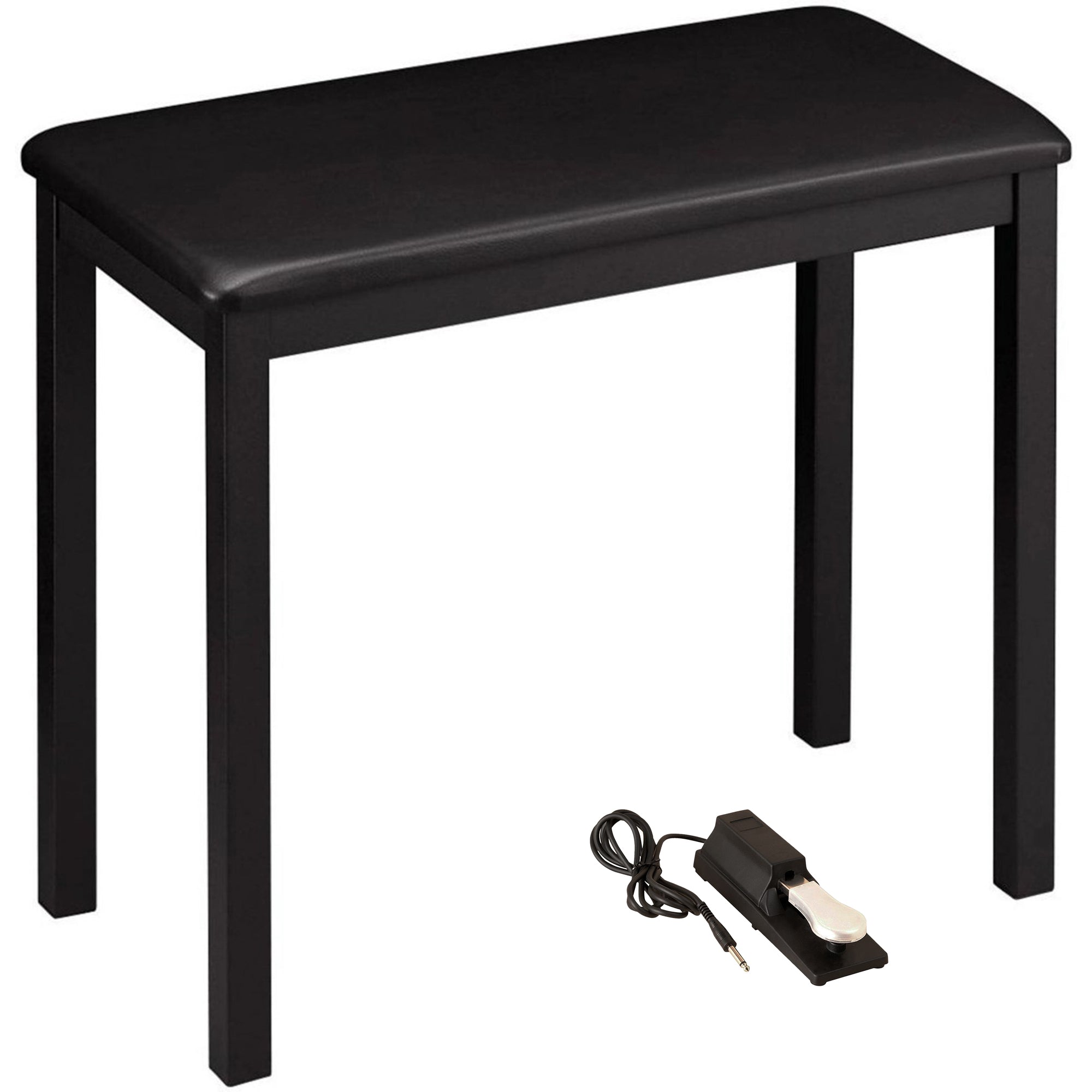 Casio CB7 Piano Bench - Black w/ Sustain Pedal