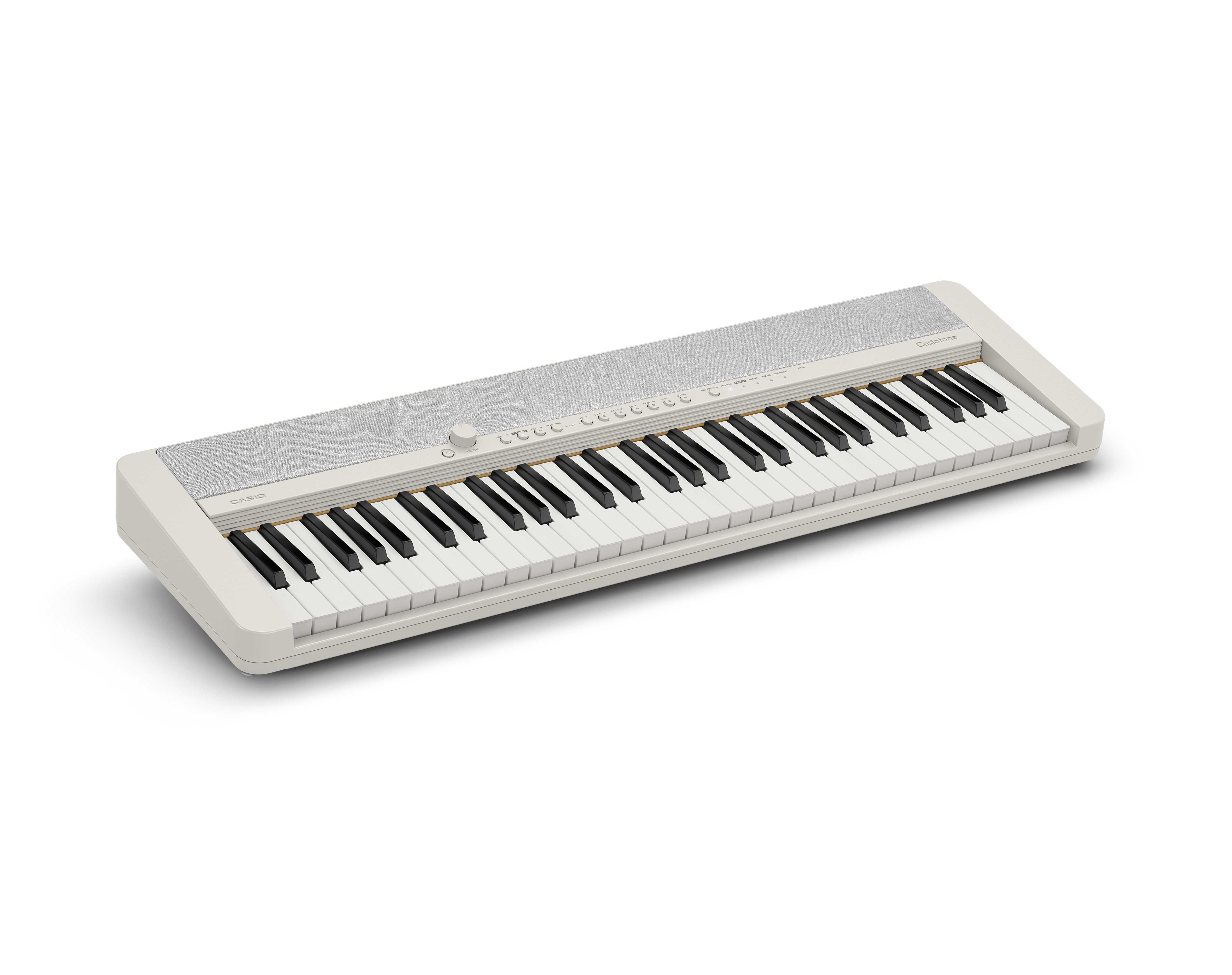 Casio CT-S1 Casiotone 61-Key Keyboard - White w/ Adjustable Stand
